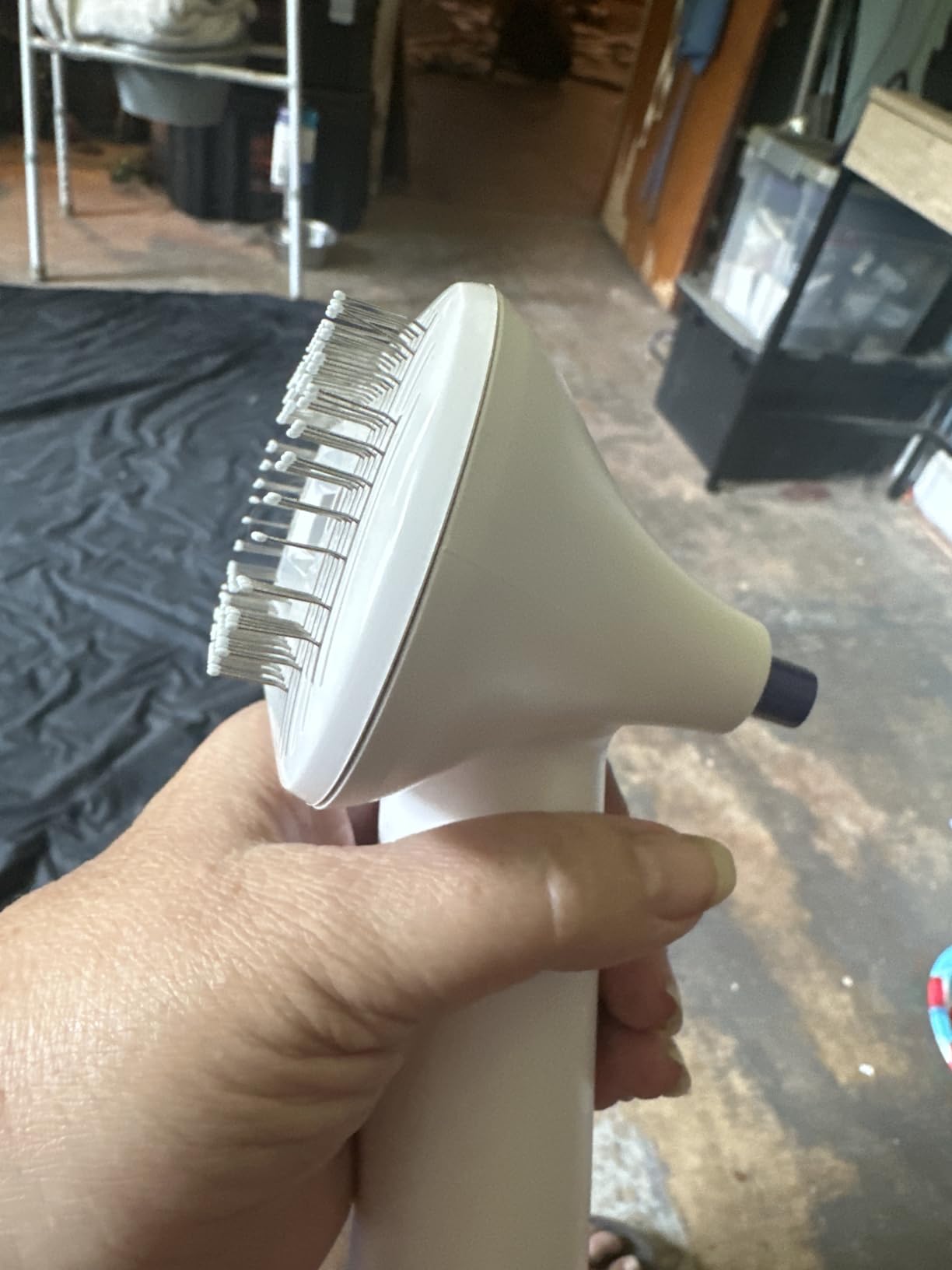 oneisall Dog Hair Vacuum Shedding Grooming Brush Kits for Pet Thick Coats customer photo 2