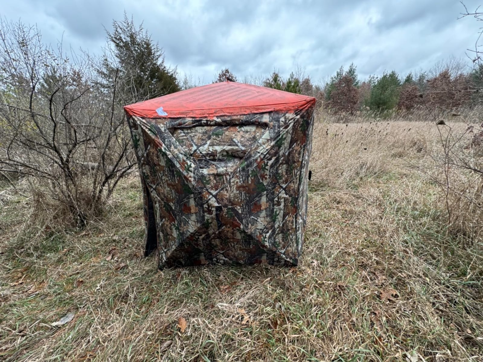 Lenotos Hunting Blind, 2 Person Pop Up Blinds 360 Degree See Through, Portable Durable Hunting Ground Blinds for Deer & Turkey Hunting customer photo 1