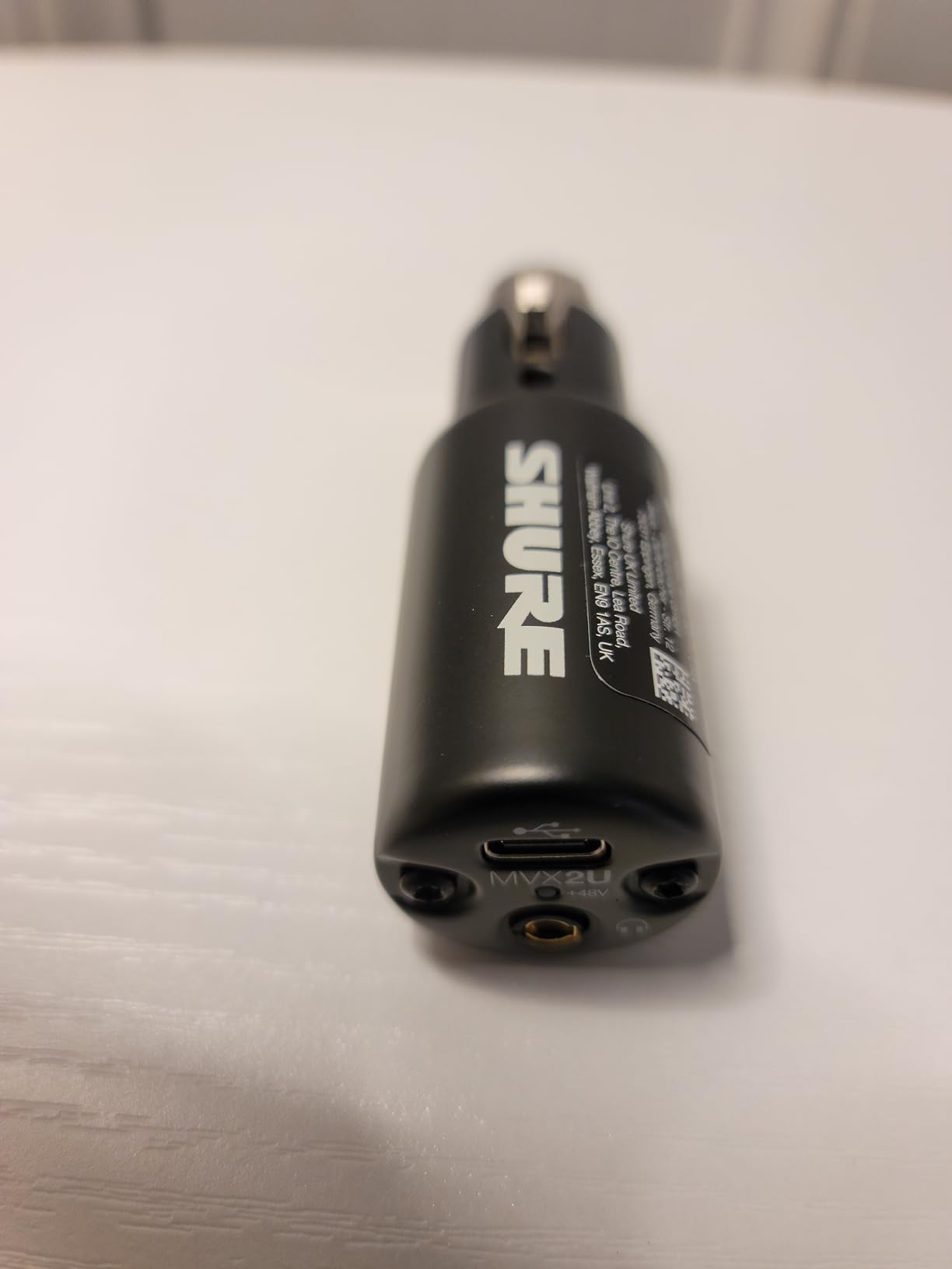Shure MVX2U XLR-to-USB Audio Interface with Headphone Jack customer photo 1