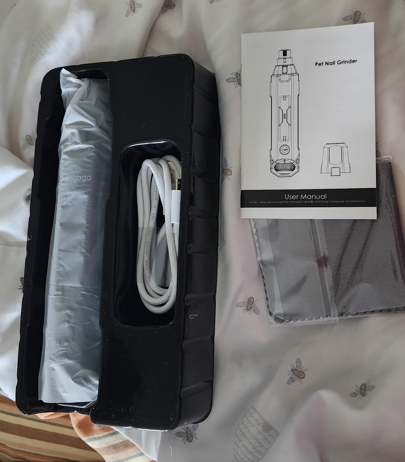 6-Speed Dog Nail Grinder& 5 Grinding Heads with 2 LED Lights customer photo 2