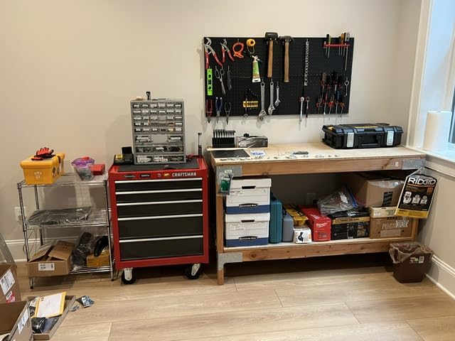 Ultrawall Metal Pegboard Wall Panels, Peg Boards for Garage Tool Storage customer photo 1