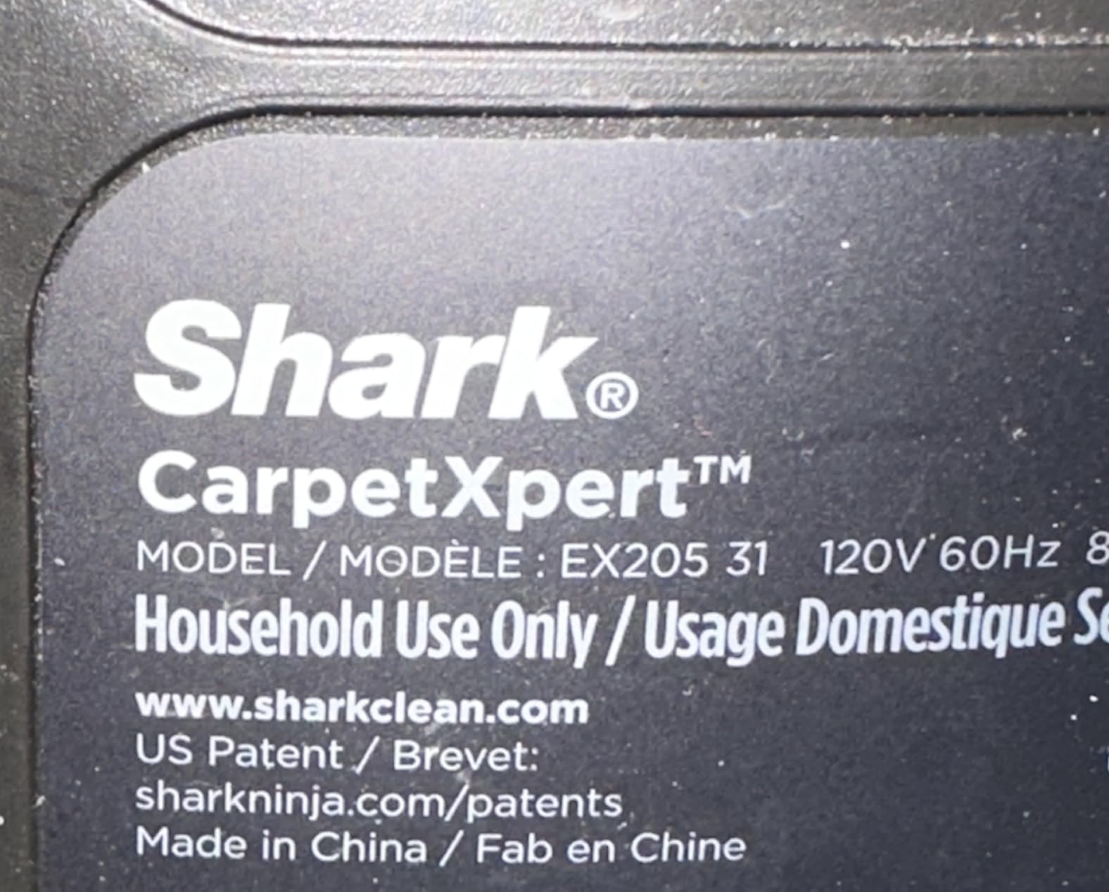 Shark CarpetXpert StainStriker Carpet & Upholstery Cleaner, 3 Tools, EX201 customer photo 1