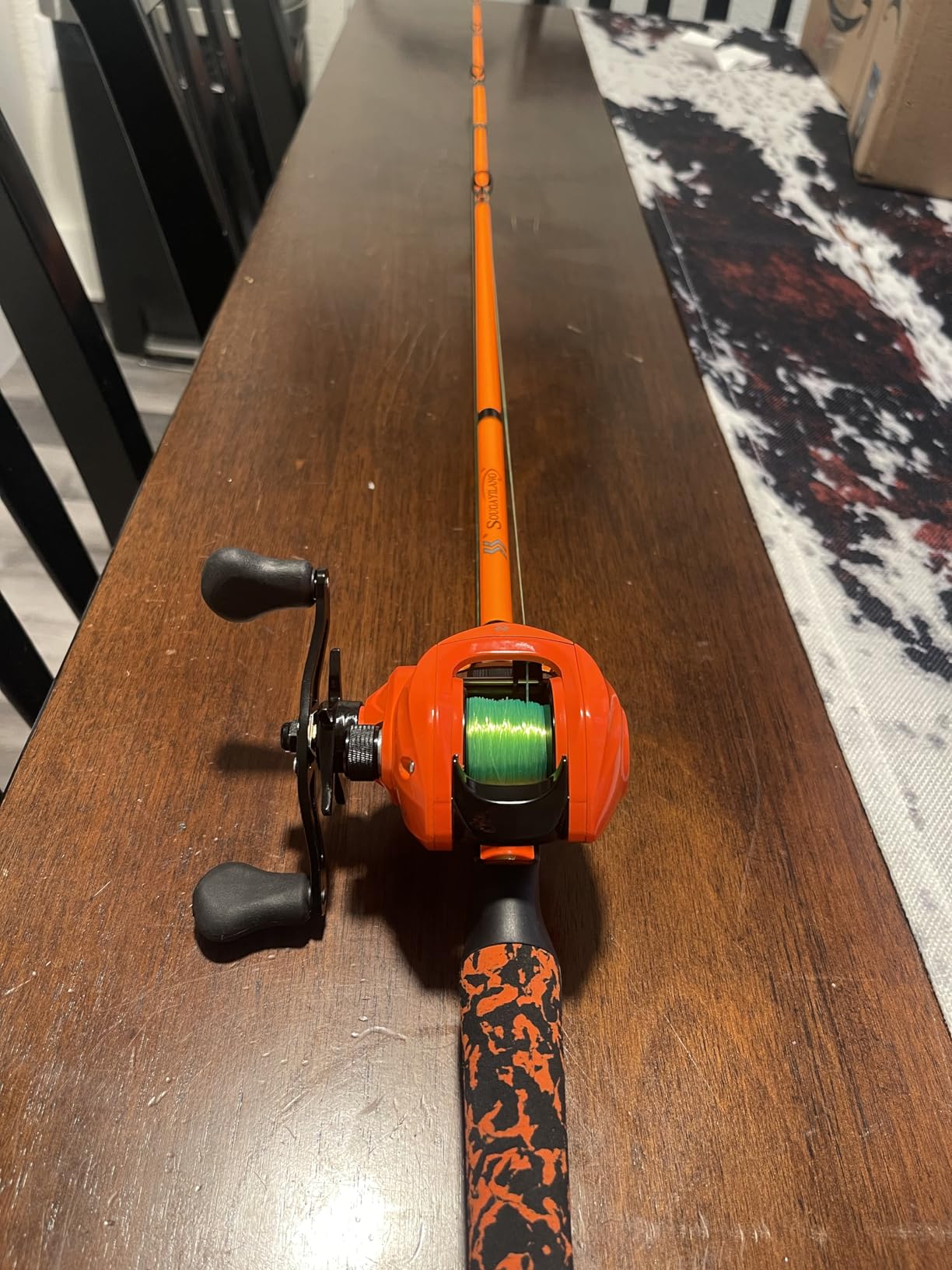 Sougayilang Baitcaster Combo, IM7 Graphite 2Pc Blank Rods,M/MH Power,EVA Handle & Stainless Steel Guides,7.1:1 Gear Ratio, 18LB Drag for Bass, Walleye, Pike customer photo 2
