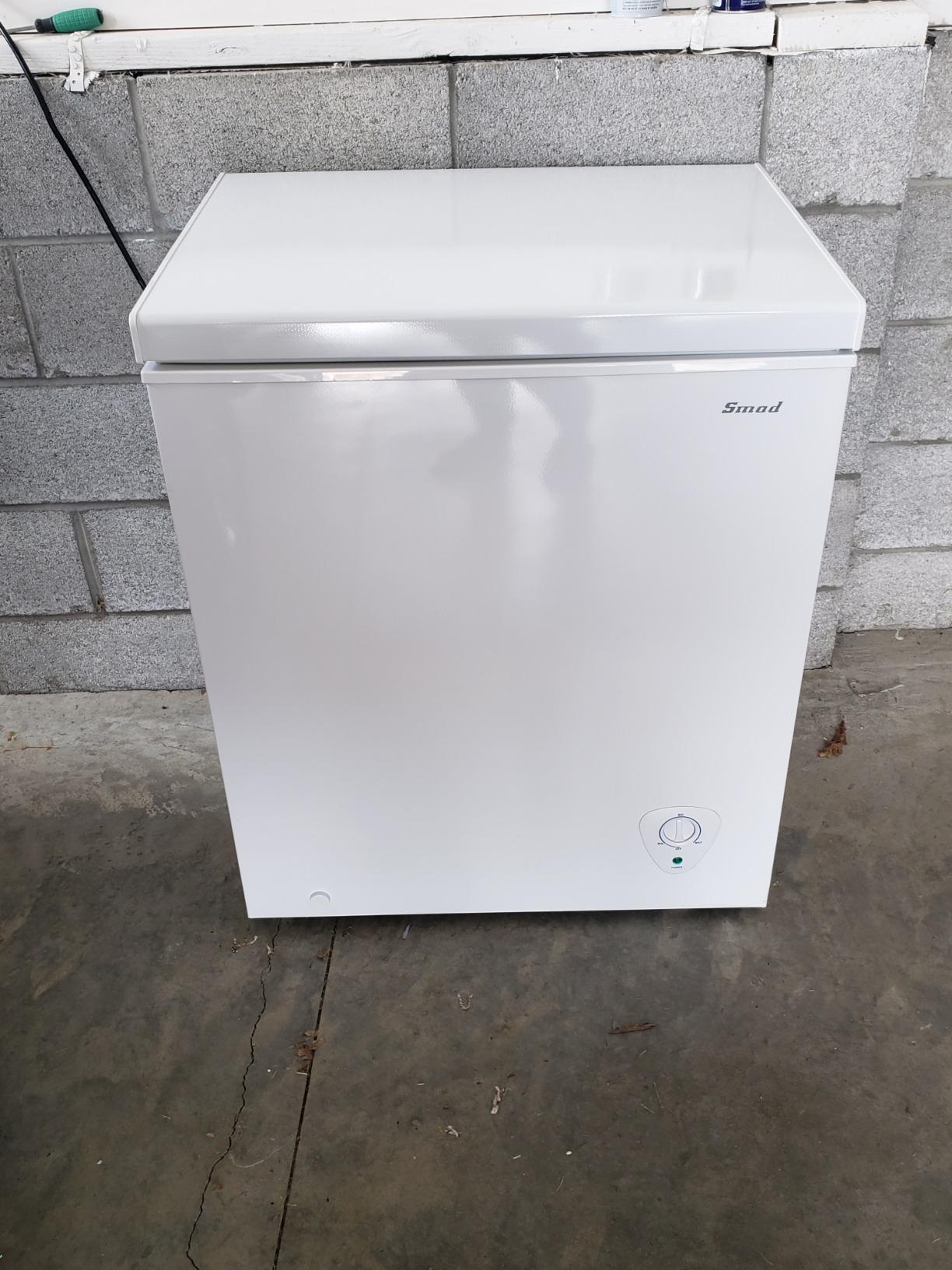 SMETA Chest Freezer 21 Cu. Ft, Large Capacity Deep Freezer with 2 Removable Baskets, Energy Efficient, Freestanding, 65'' Wide, Perfect for Home, Garage, Kitchen, Meat, Basement, Quick Freezing customer photo 2