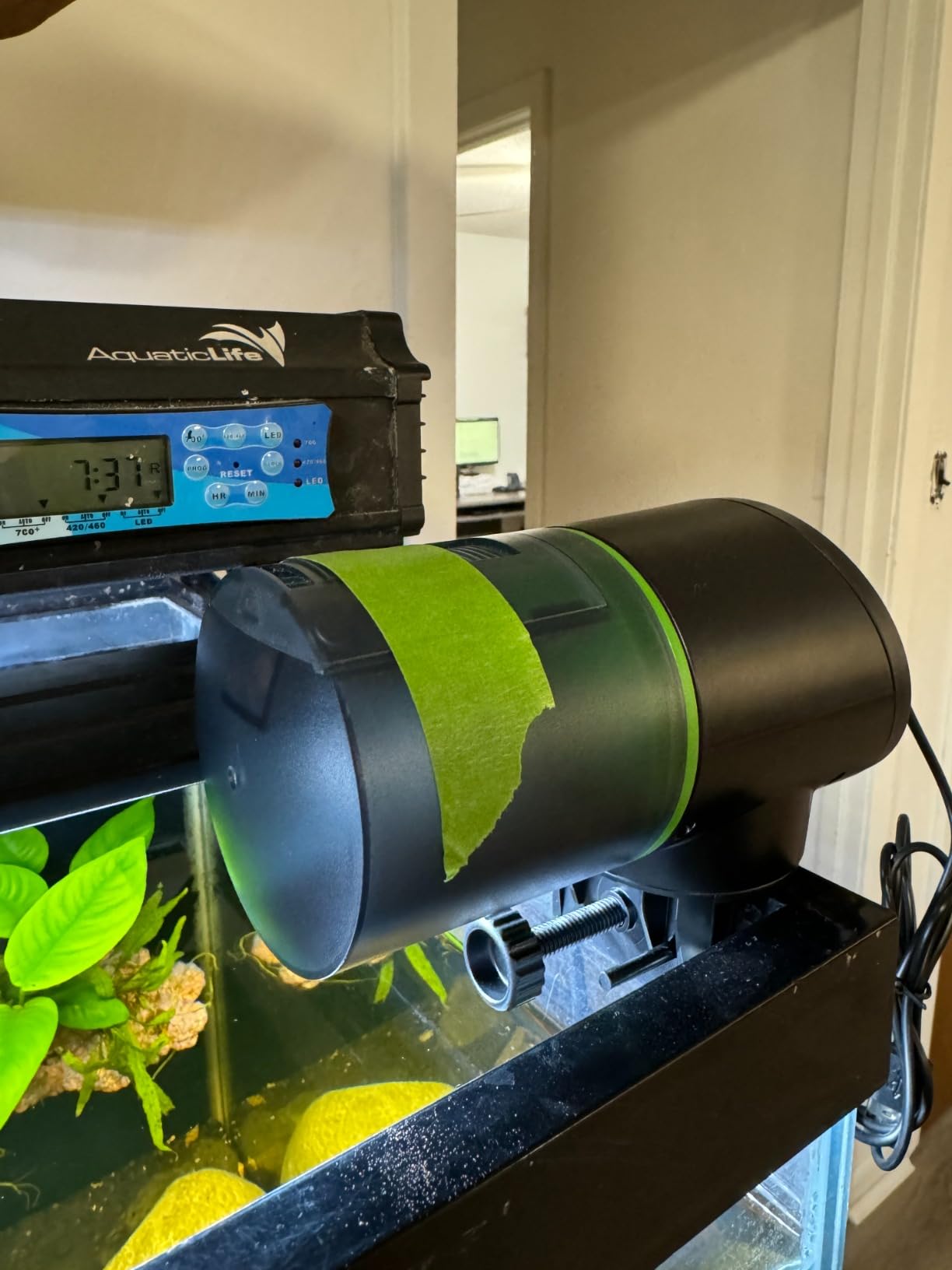 Automatic Fish Feeder for Aquarium Easy Setup & 12/24/48H Interval customer photo 2