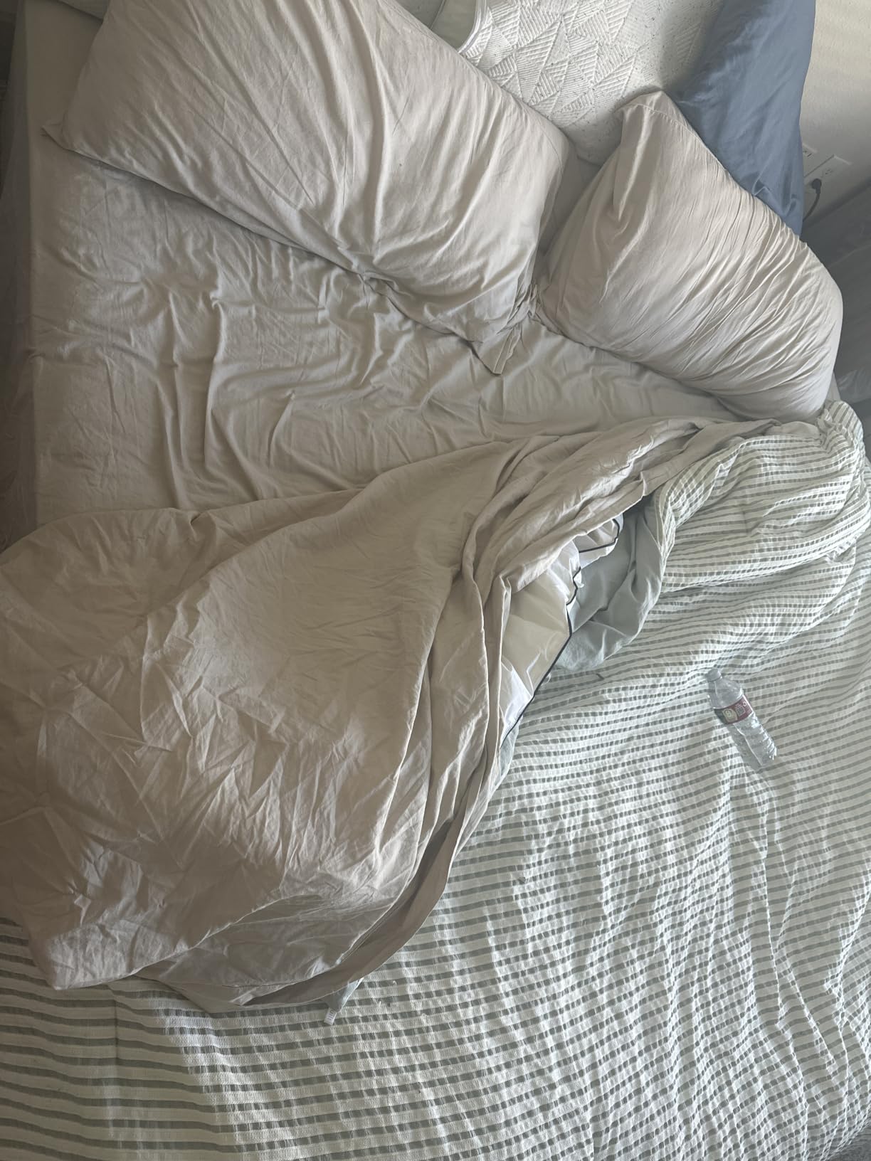 SONORO KATE 100% French Linen Queen Size Sheets Set,Natural Flax Bedding customer photo 1