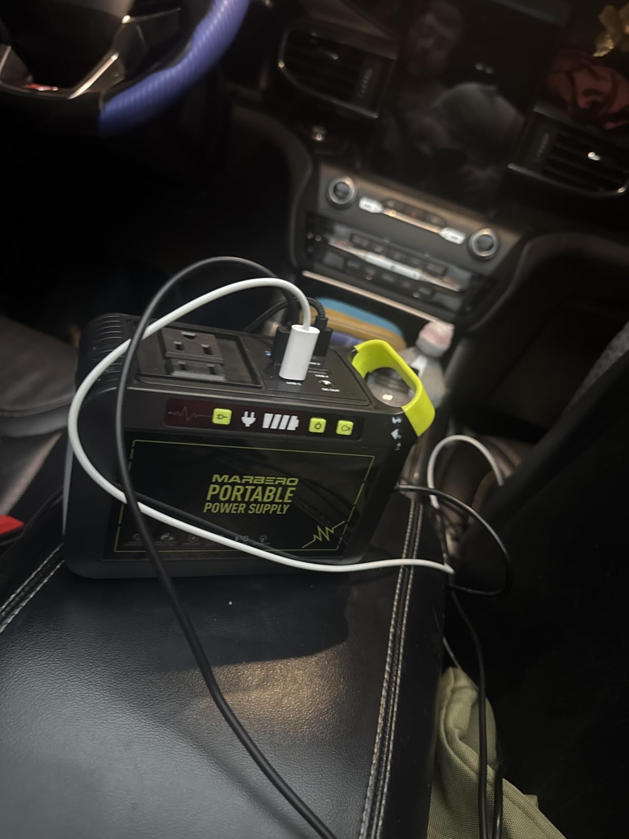 Portable Power Station 300W MARBERO 237Wh Camping Solar Generator Backup Lithium Battery with Pure Sine Wave 110V AC Outlet, USB C, USB A, DC for Outdoors Camping CPAP Home Blackout Emergency customer photo 1