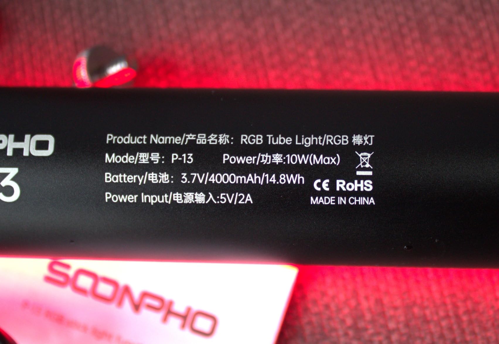 2Pack RGB LED Video Light Stick Wand,3200K~8500K Magnetic Photography Tube Light,360° Full RGB Light Stick with 4000mAh Battery for YouTube Video,Vlog,Live Game Streaming… customer photo 1