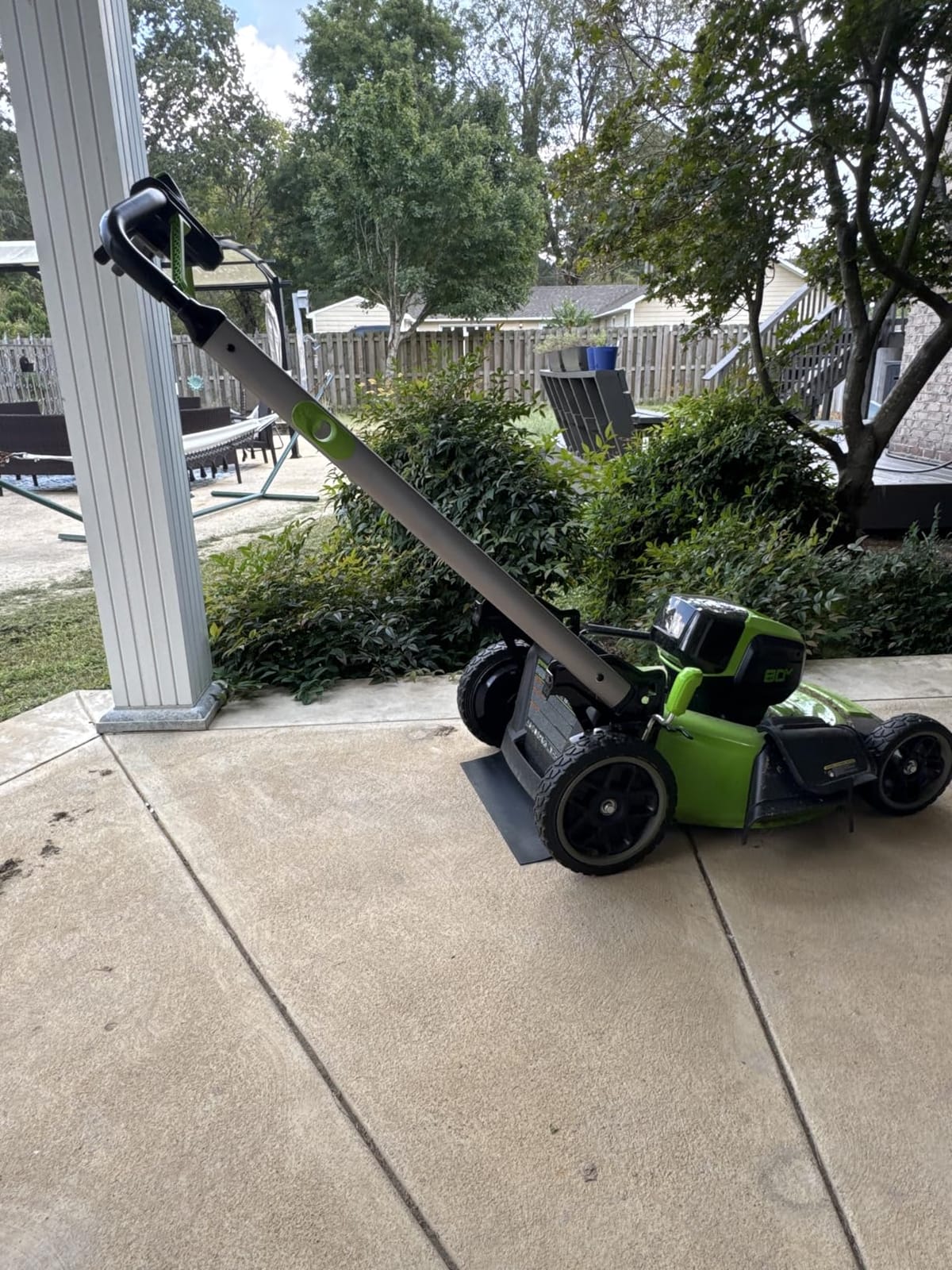 Greenworks 80V 21in Self-Propelled Lawn Mower, 4.0 Ah Battery and Charger customer photo 1