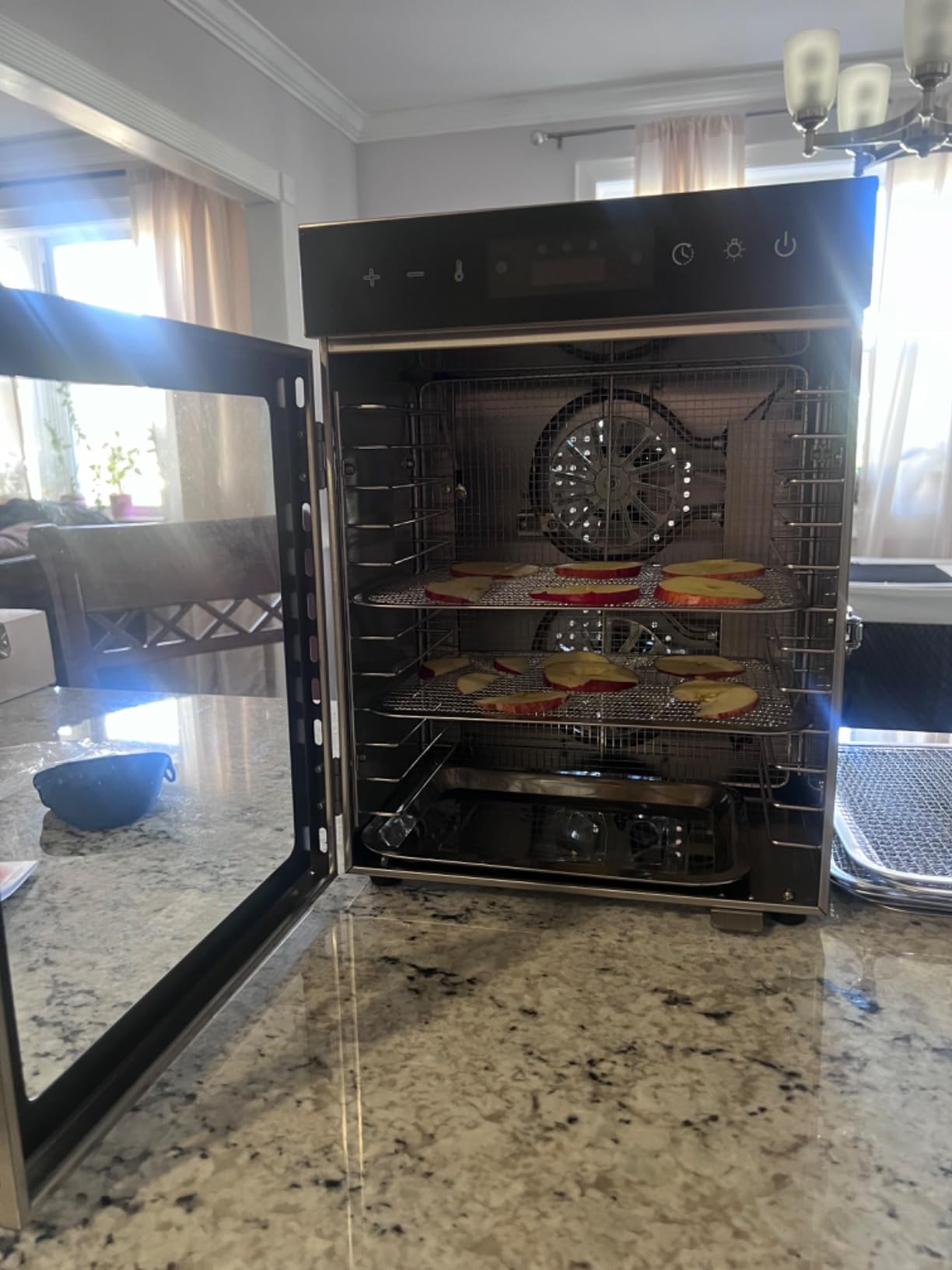 HOPERAN 12 Tray Food Dehydrator Machine for Jerky, Fruit, Herb & Dog Treats customer photo 2