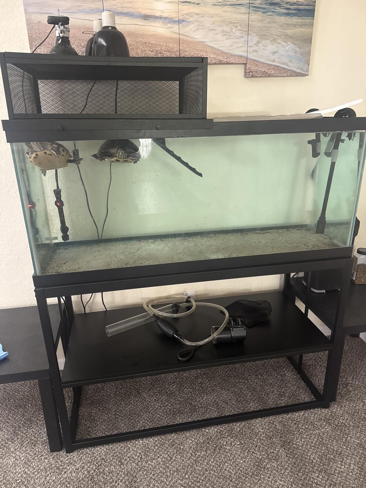 55-75 Gallon Fish Tank Stand, Aquarium & Terrarium Stand for Home Office customer photo 1