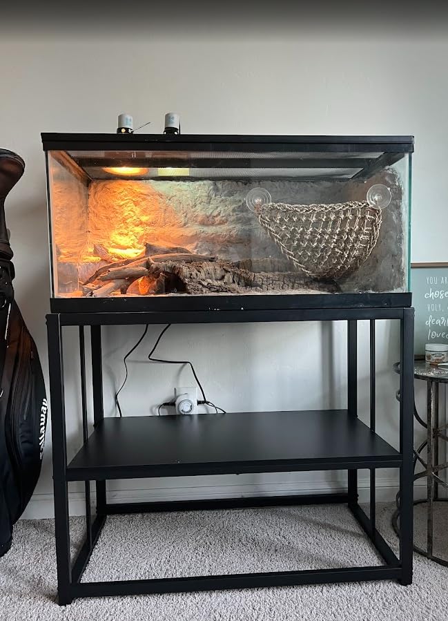 55-75 Gallon Fish Tank Stand, Aquarium & Terrarium Stand for Home Office customer photo 2