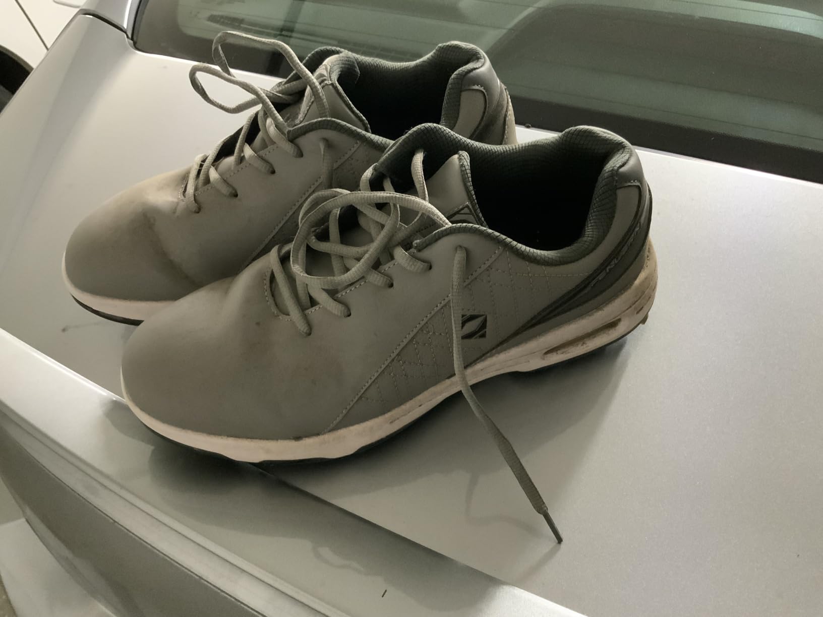 FENLERN Men's Golf Shoes Waterproof Wide Spiked Non Slip customer photo 2