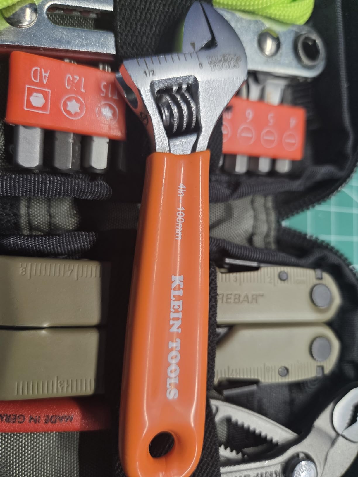 Klein Tools D5073 Adjustable Wrench Set, Extra Capacity, 6-Inch, 8-Inch, 10-Inch, Forged Alloy Steel, Metric and SAE, 3-Piece customer photo 1