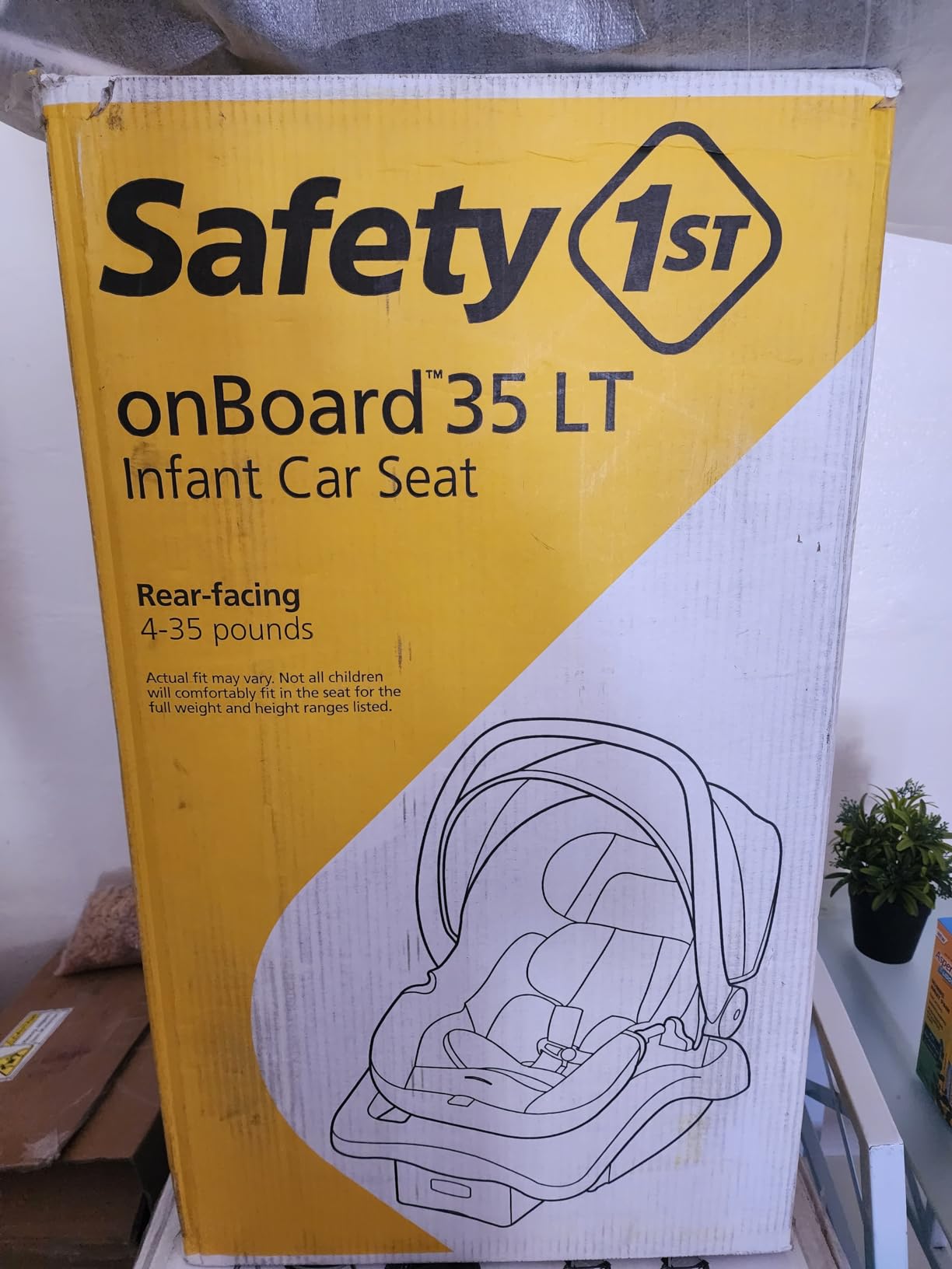 Safety 1st OnBoard FLX Infant Car Seat with Base, Lightweight Baby Car Seat for Travel, Wisteria Lane 2 customer photo 1