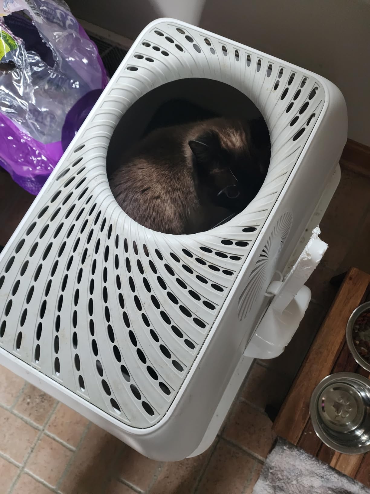 SuzziPaws Stainless Steel Litter Box Top-Entry Dog-Proof for Multi-Cats customer photo 1