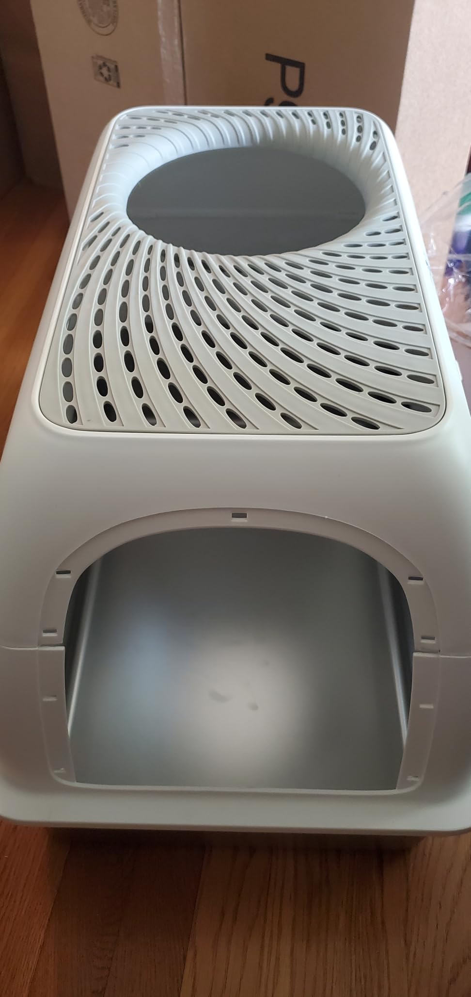 SuzziPaws Stainless Steel Litter Box Top-Entry Dog-Proof for Multi-Cats customer photo 2