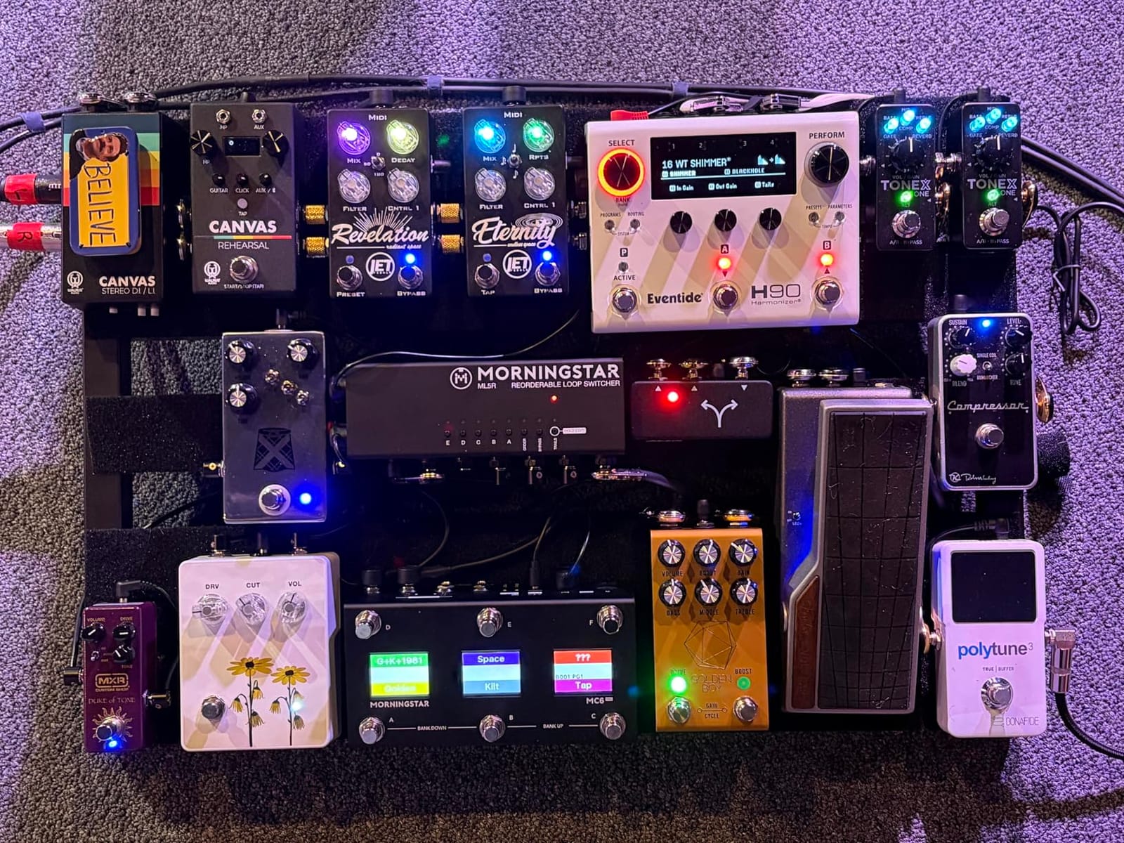IK Multimedia TONEX One AI multiFX micro-pedal: Tone Model any electric guitar amp, guitar pedal, distortion pedal, overdrive pedal or other guitar effects customer photo 1