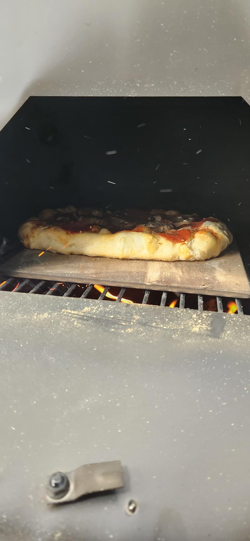 Giantex Outdoor Pizza Oven Wood Fired, Pizza Maker on Wheels customer photo 1