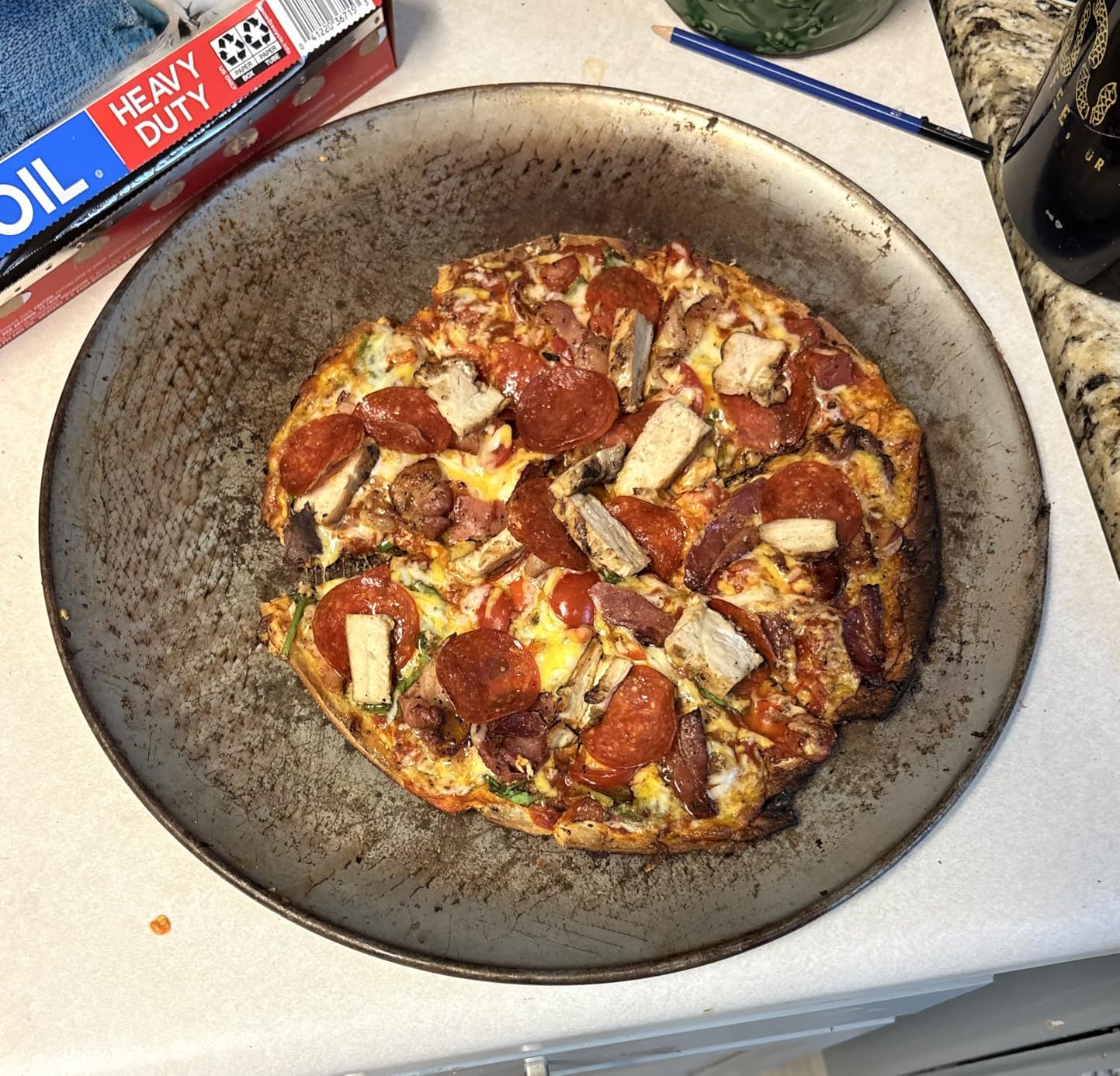 Giantex Outdoor Pizza Oven Wood Fired, Pizza Maker on Wheels customer photo 2