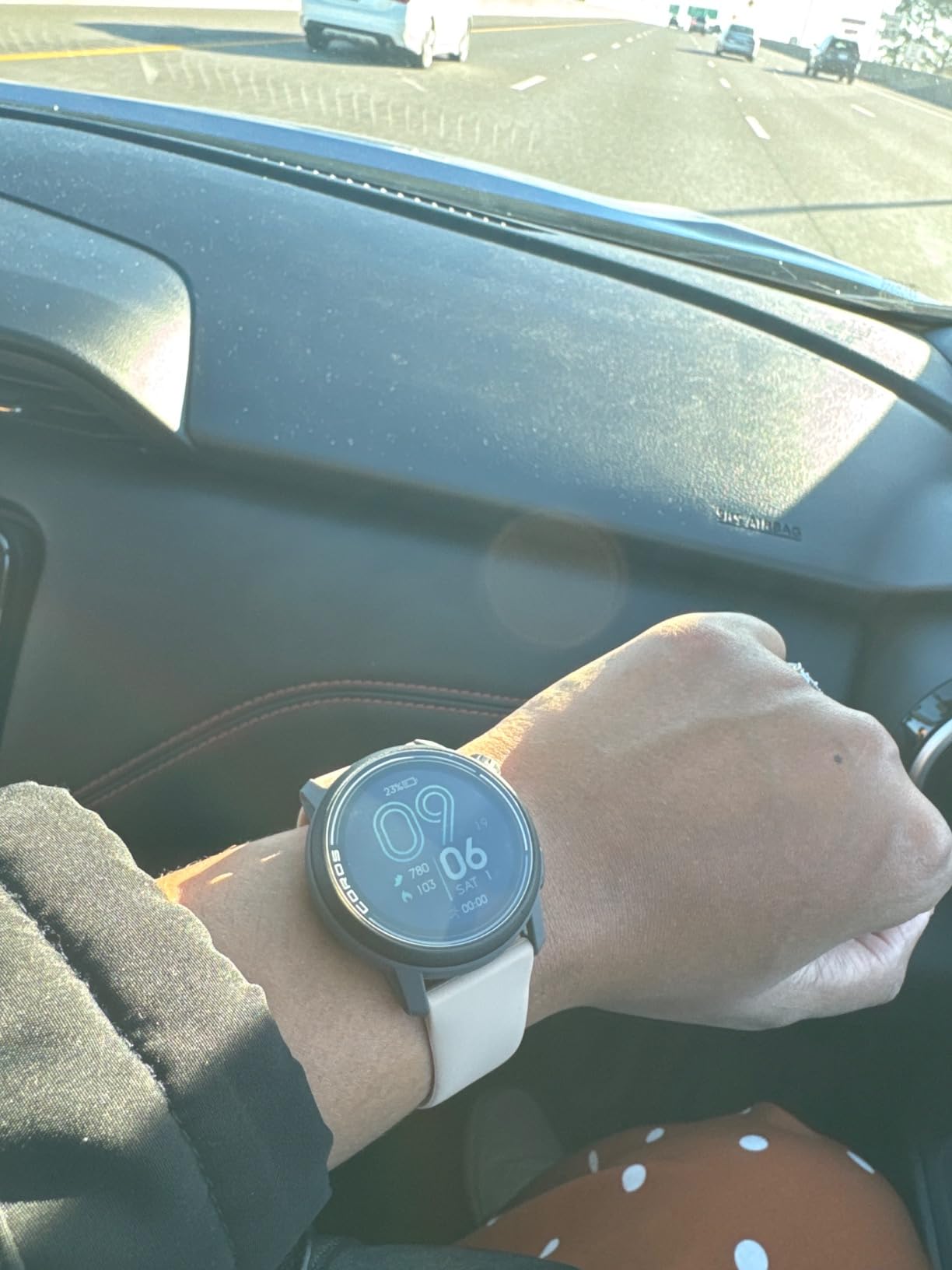COROS PACE 3 GPS Sport Watch, Lightweight Running Watch - Chalk Nylon customer photo 1