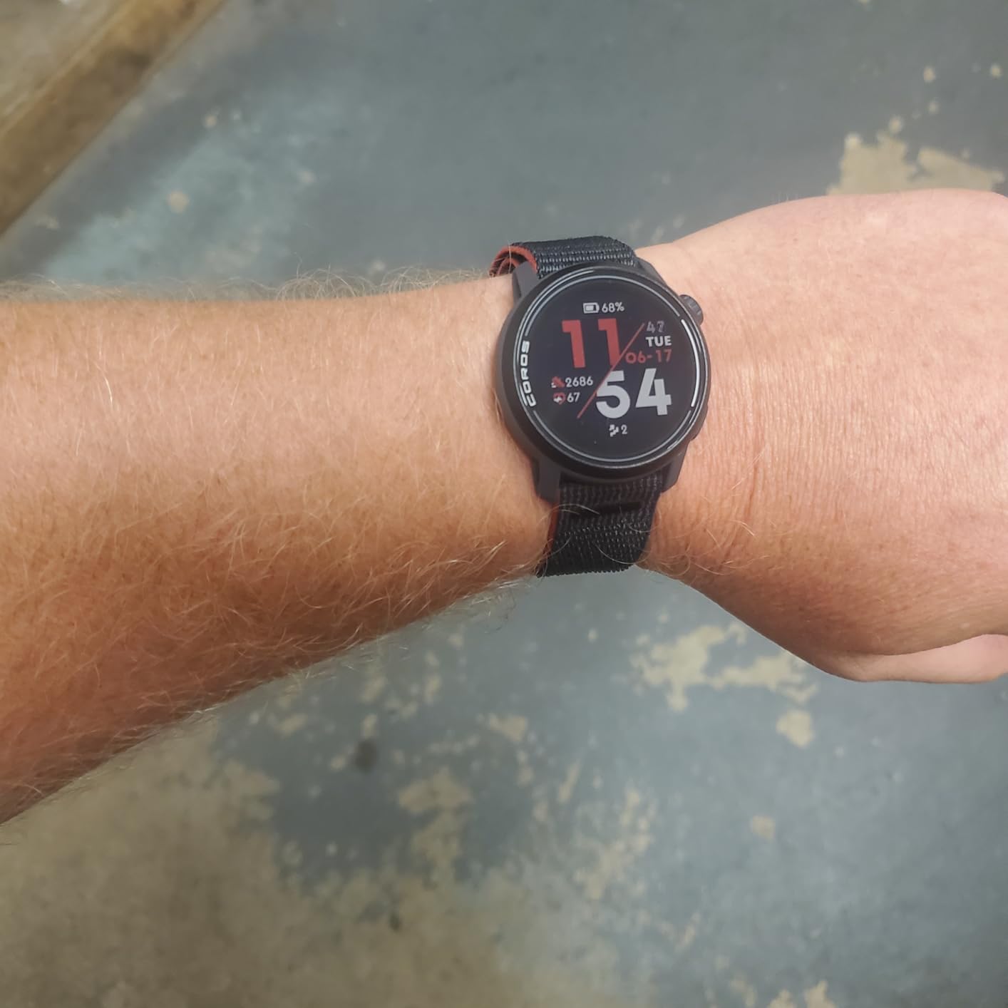 COROS PACE 3 GPS Sport Watch, Lightweight Running Watch - Chalk Nylon customer photo 2