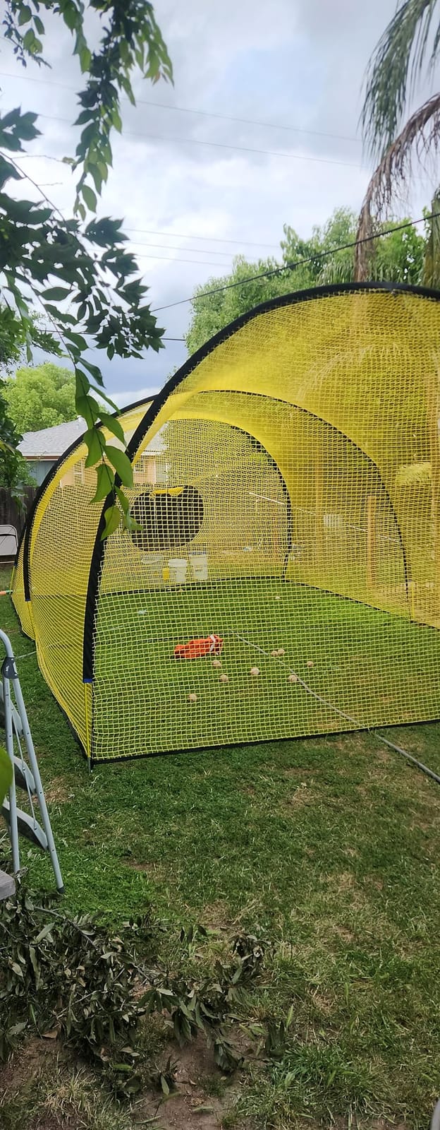 Apex Sports Portable Batting Cage 22x12x8 Ft, Baseball & Softball Net Cage customer photo 2