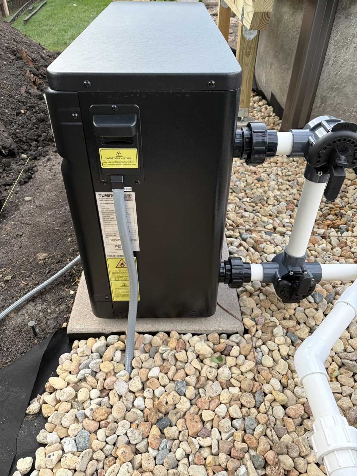 TURBRO 50,000 BTU Inverter Pool Heater, Up to 15,000 Gallons, 220-240 V customer photo 2