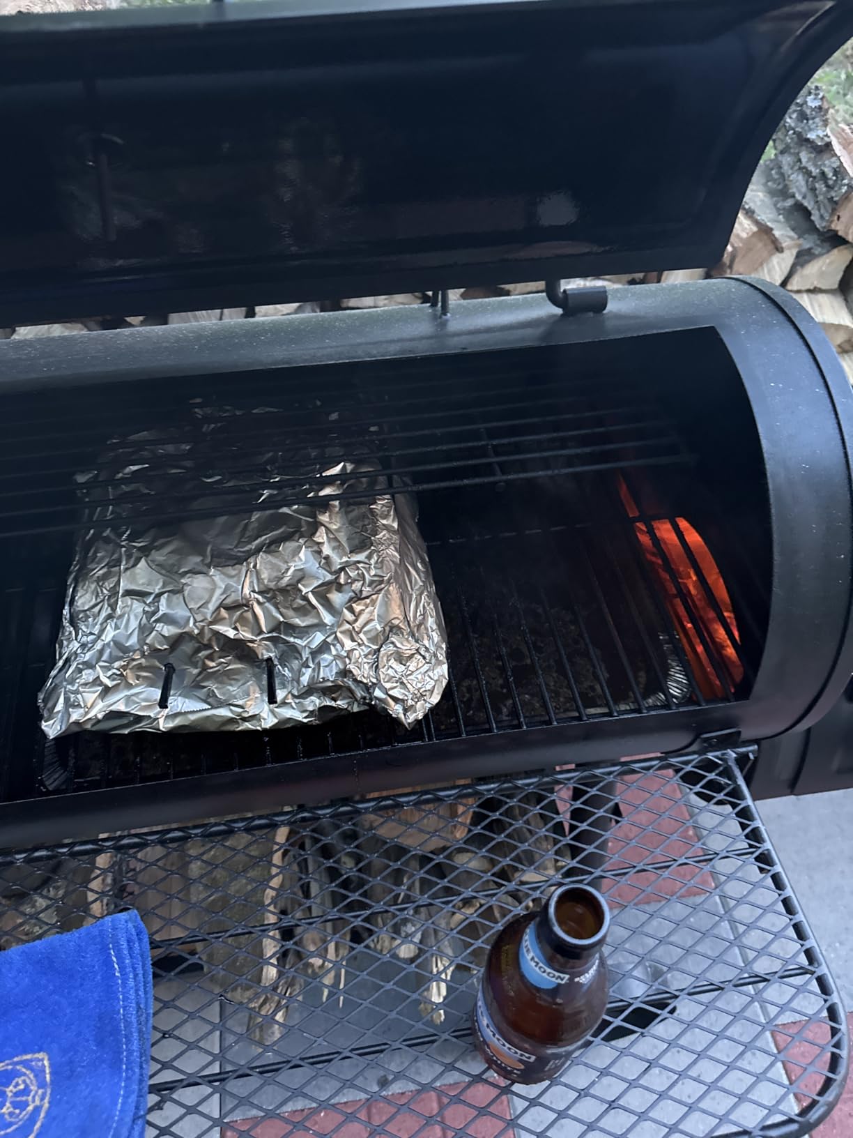 Sophia & William Vertical Offset Charcoal Smoker 961 SQ.IN. Cooking Area customer photo 2