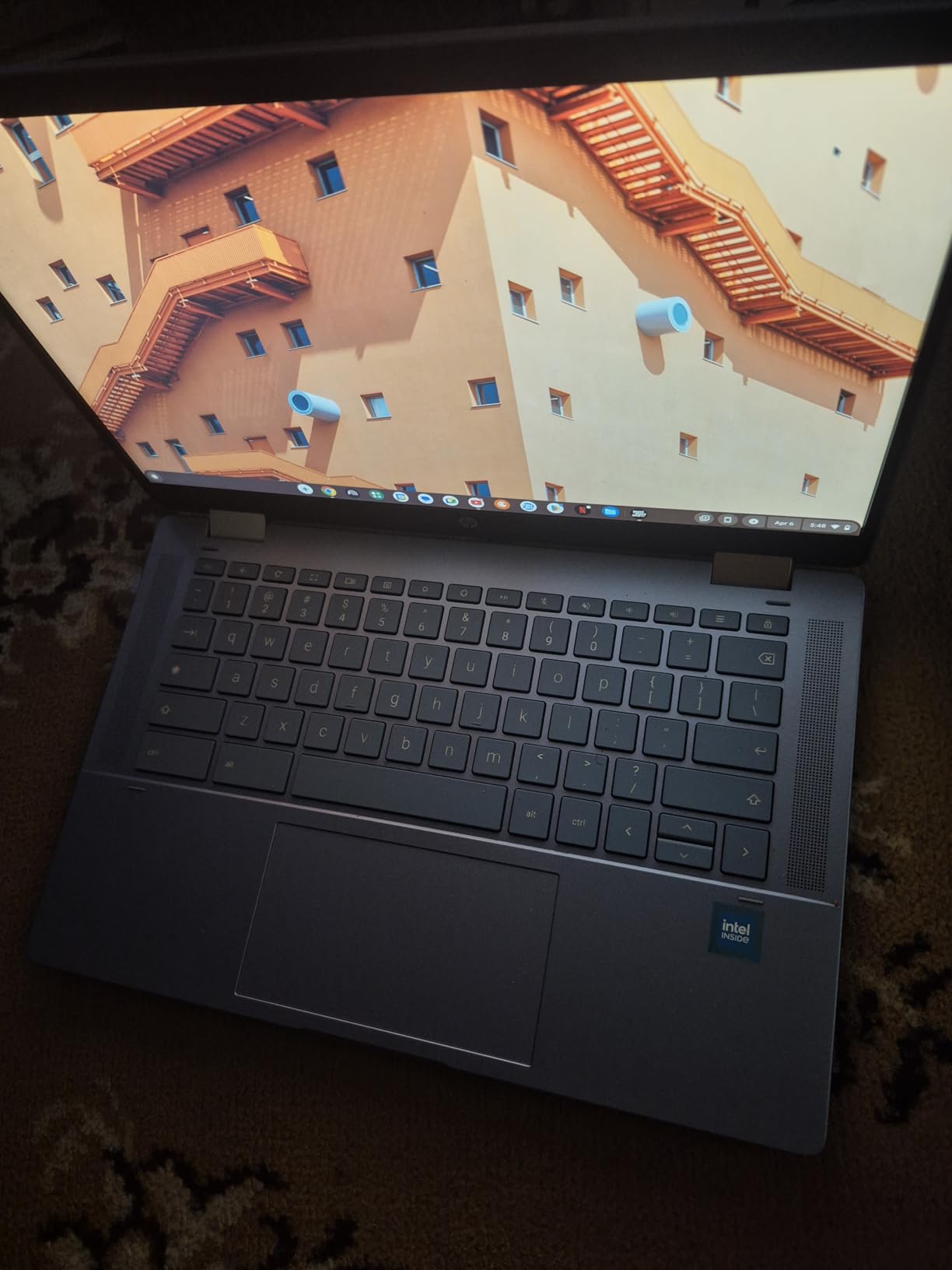 HP 14 2-in-1 Chromebook 14in FHD Intel CPU 4GB 64GB Storage (14b-Renewed) customer photo 1
