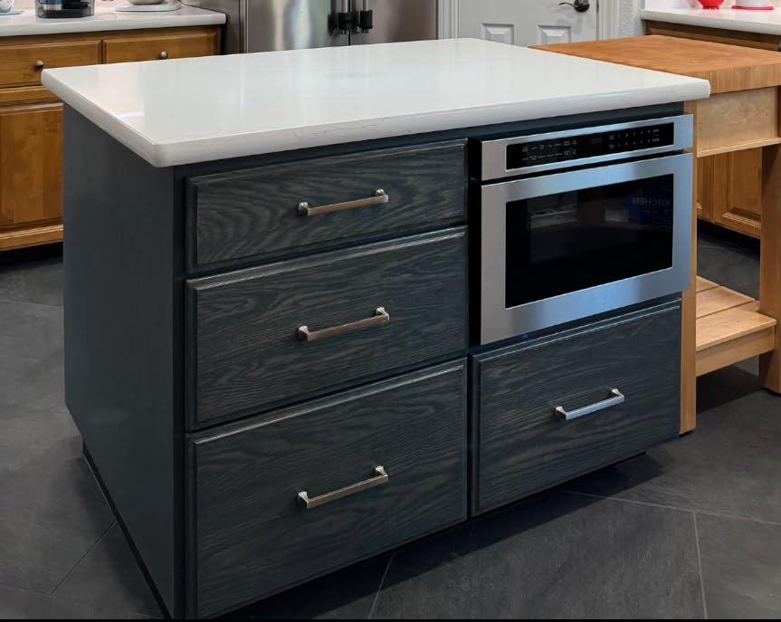 Zephyr 30 inch Built In Drawer Microwave Oven Under Cabinet - Integrated, Wall Mount, Under Counter Pull Out Microwave Drawer 1.2 cu ft, Preset Cooking Options, Easy Clean Coating, 1000W customer photo 1