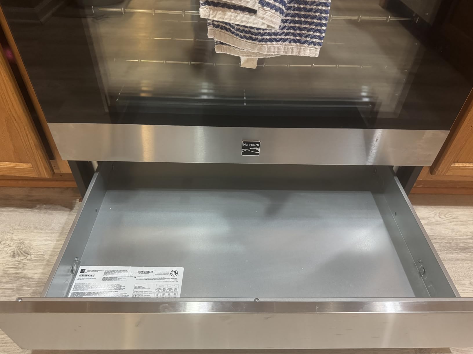 Kenmore 5.6 cu. ft. Front Control Gas Range Oven - Stainless Steel customer photo 2