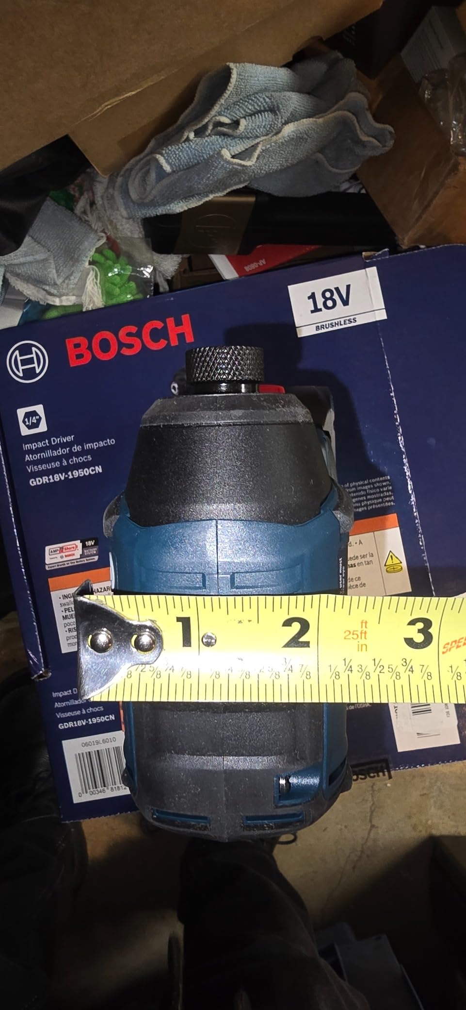 Bosch GDR18V-1950CN 18V Brushless Impact Driver (Bare Tool) customer photo 1