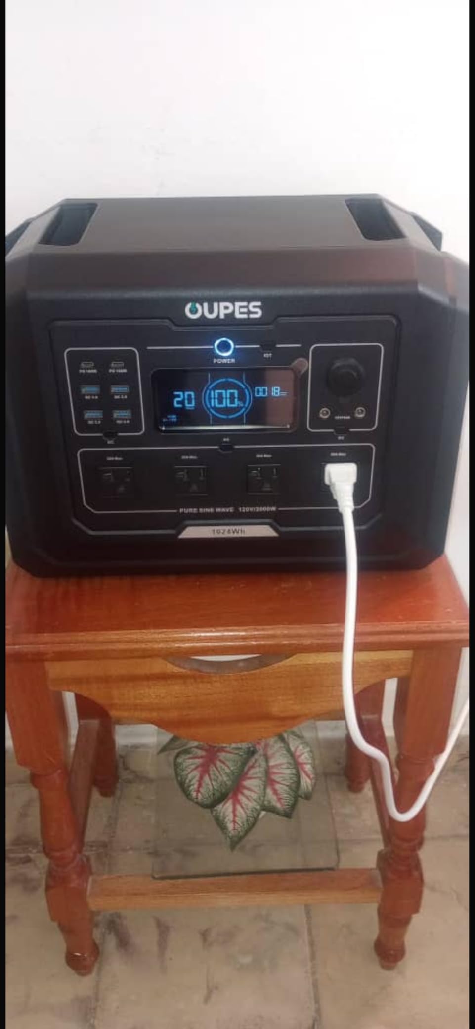 OUPES Mega 1 Portable Power Station 1024Wh 2000W (4500W Surge) customer photo 1