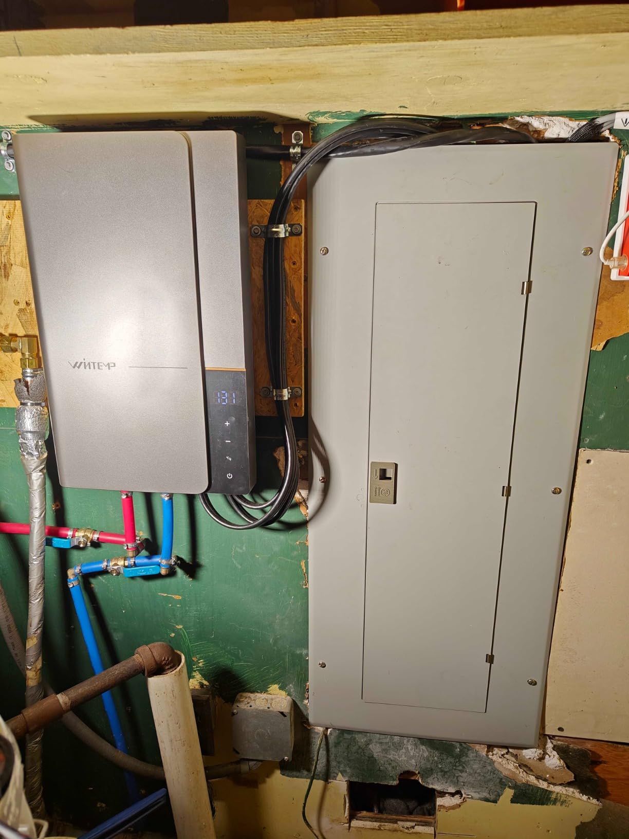36kW Electric Tankless Water Heater 240V ETL Certified WiFi customer photo 2
