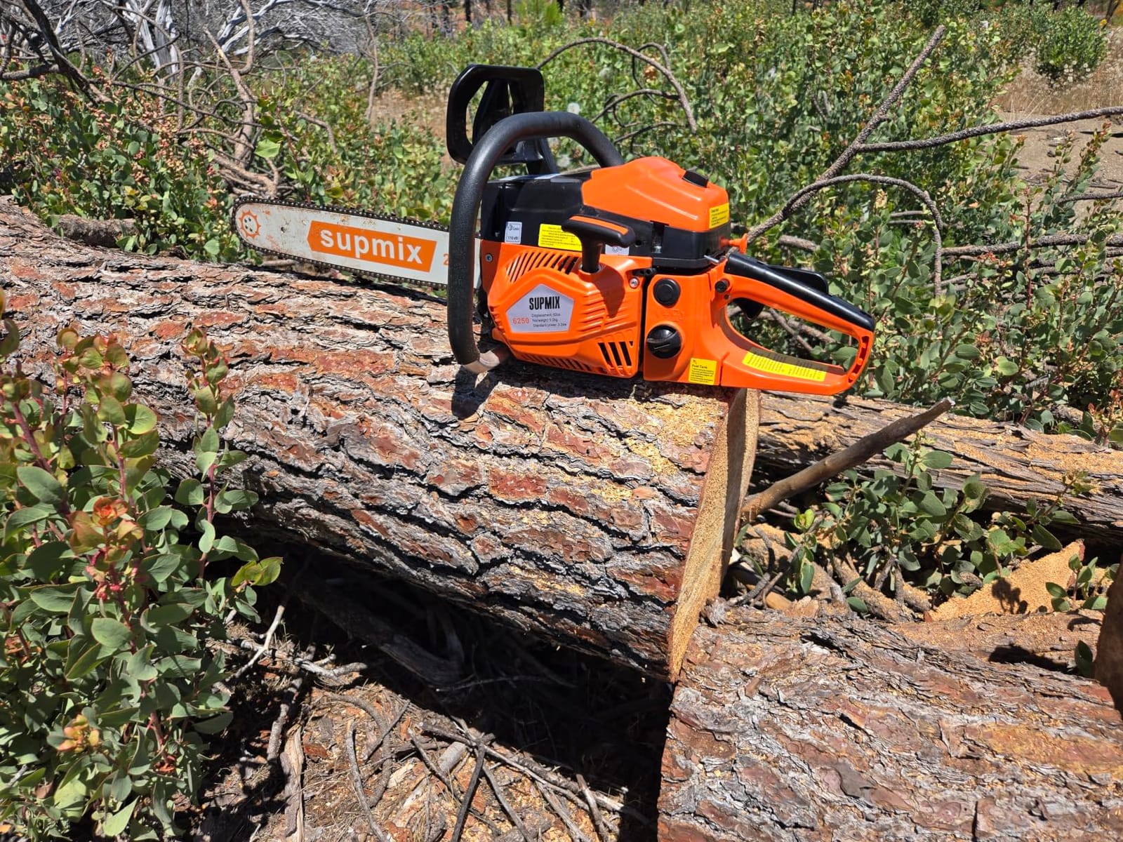 SUPMIXTOOLS 62cc Gas Chainsaw 20 Inch Gas Powered Chainsaws 2-Cycle Petrol customer photo 1
