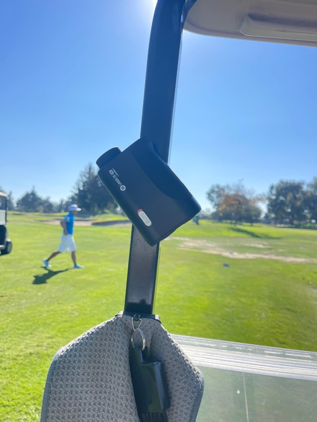 GOLFBUDDY 2S PRO Golf Rangefinder with Slope, Buddy Mode Measures from the Cart, 1093 Yards Laser Range Finder, Pin Lock Vibration, Magnetic Mount, Water-Resistant customer photo 2