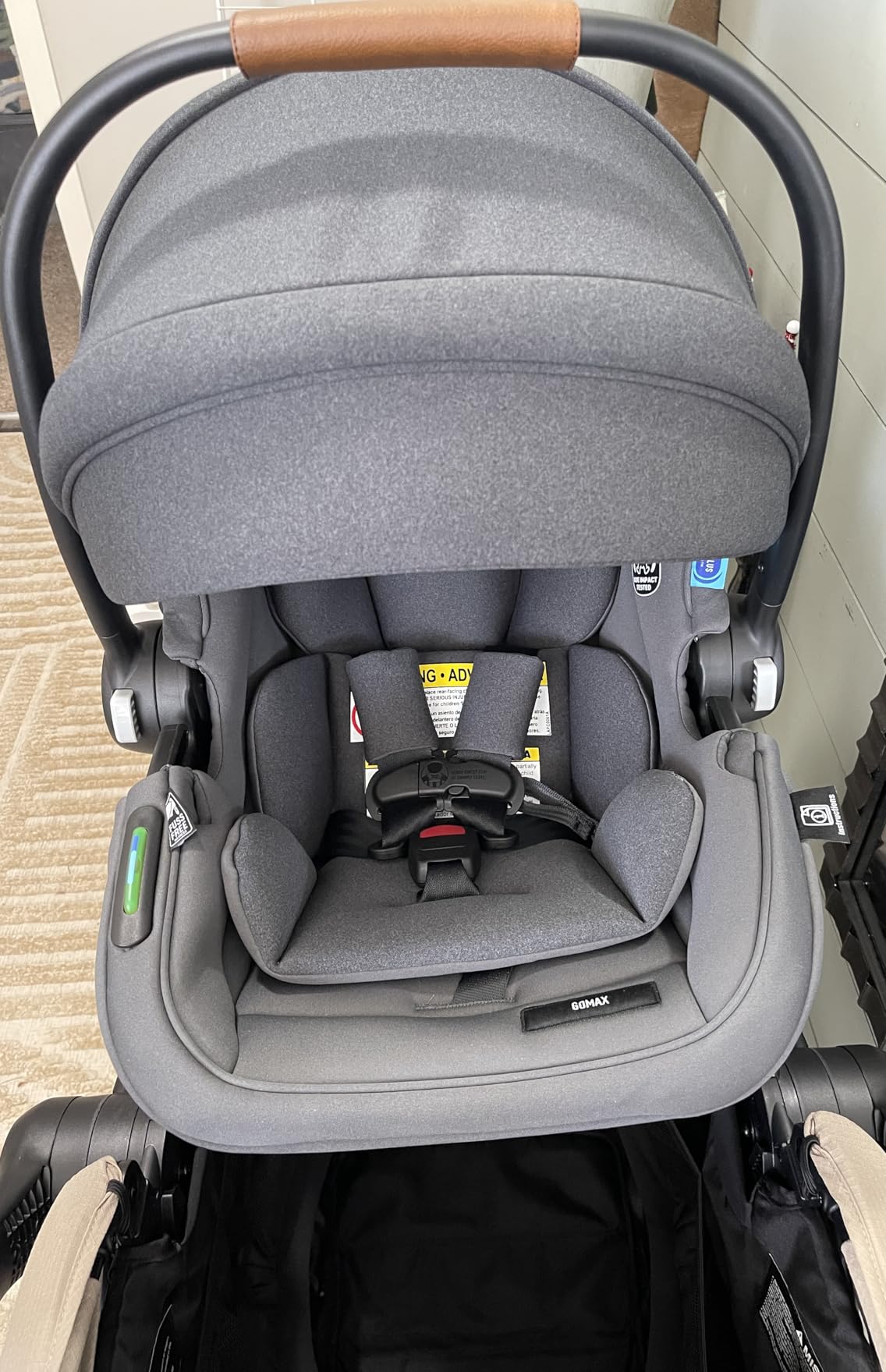 Graco® Gomax Infant Car Seat, Ace, Lightweight, Reclining Rear Facing Car Seat Installs with or Without a Base customer photo 2