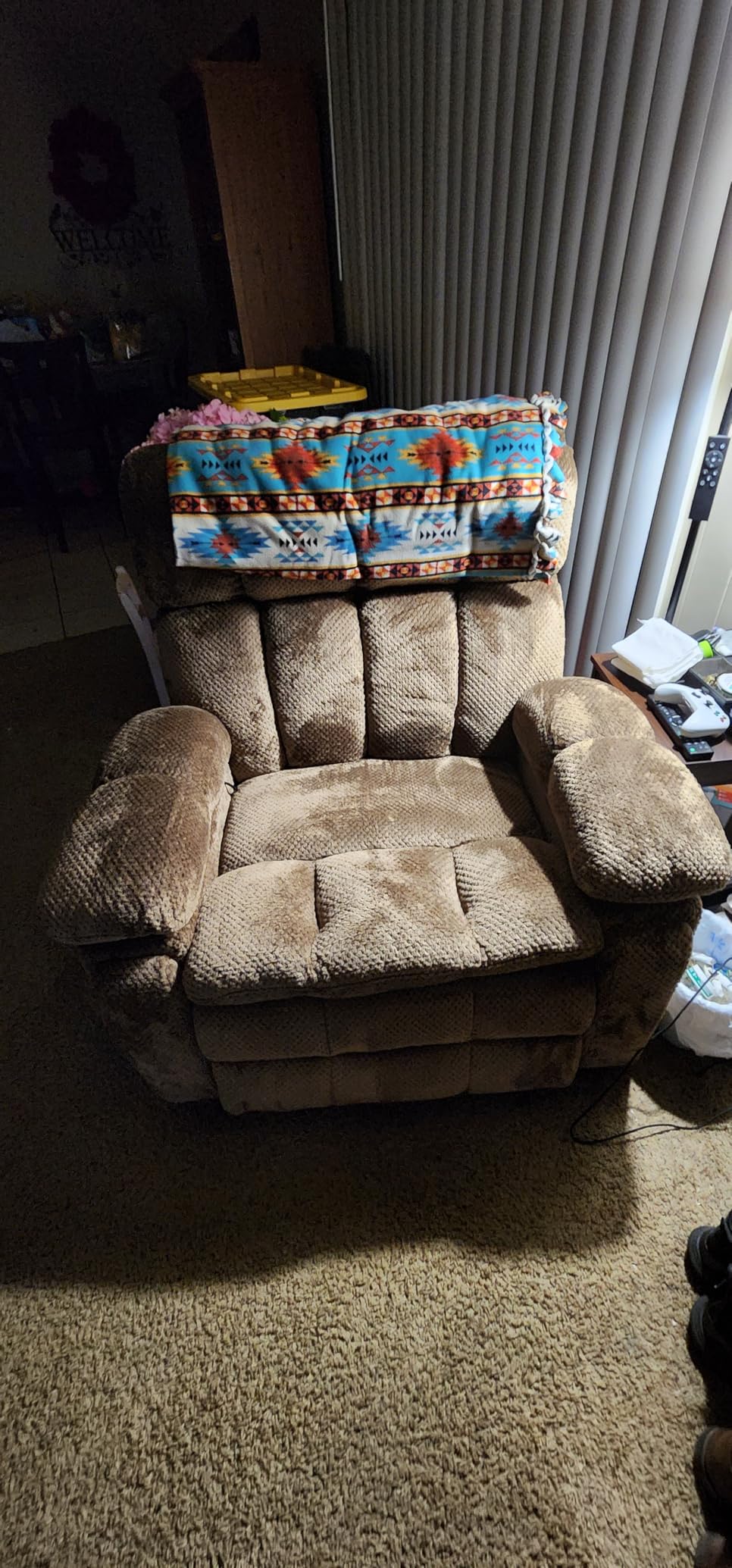 Oversized Power Lift Recliner Chair with Adjustable Headrest for Elderly,Dual Motor Lay Flat Recliner Chair with USB Port,Type C,Big and Tall Recliner with Massage&Heat,Cup Holders,Arm Storage,Brown customer photo 1