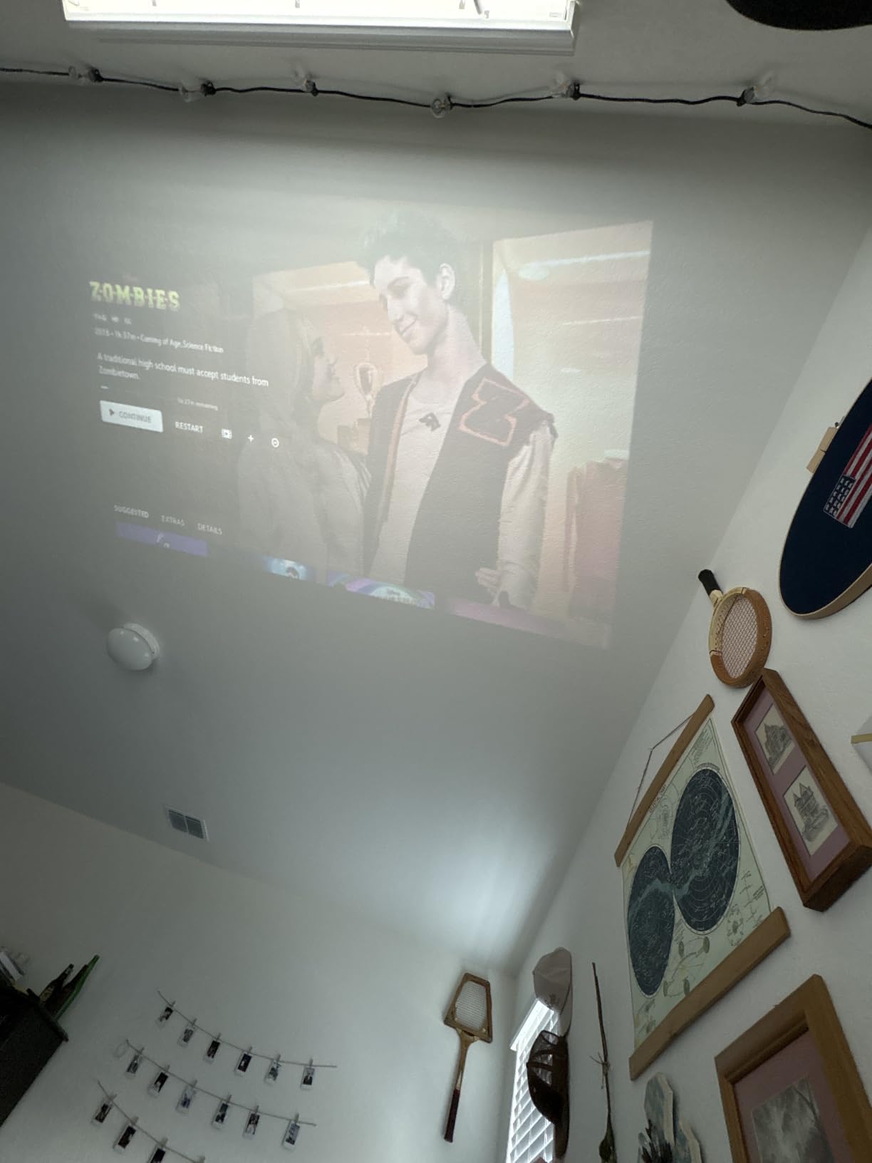Magcubic Mini Projector with WiFi and Bluetooth, 4K Support Smart Portable Projector, Small Proyector with 200ANSl & AutoKeystone, 180° Rotation HY300Pro Video Proyector for Bedroom, Movie, Outdoor customer photo 1
