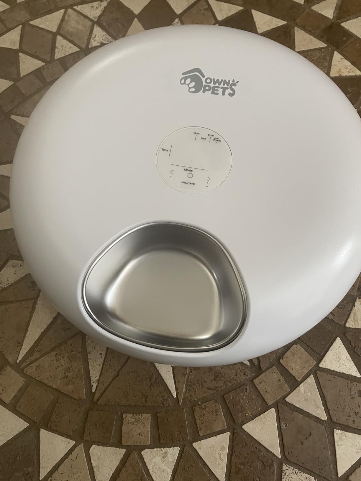 Ownpets Automatic Wet Food Feeder, 6 Meals Auto Dispenser with Timer customer photo 2