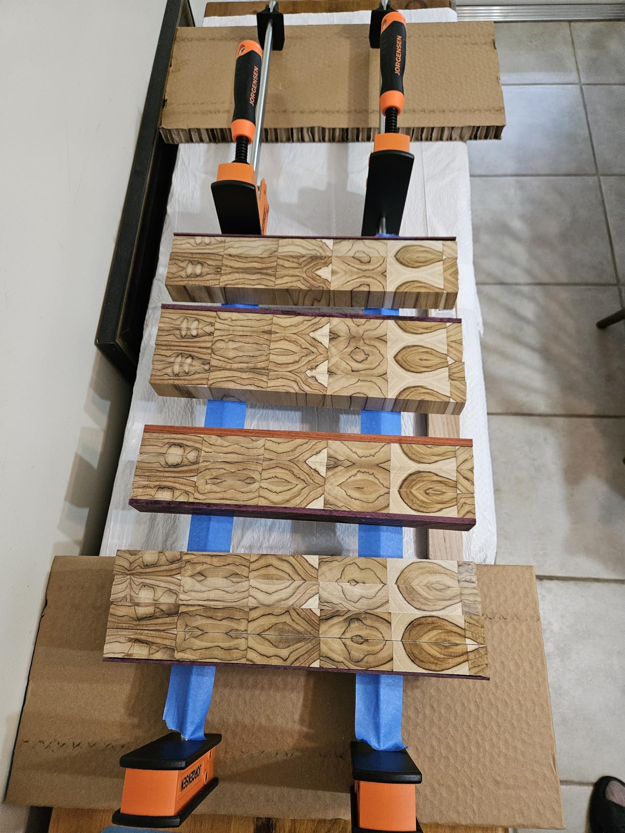 JORGENSEN 36-Inch Parallel Bar Clamps Set, 2200 lbs Load Limit, 2-Pack customer photo 1