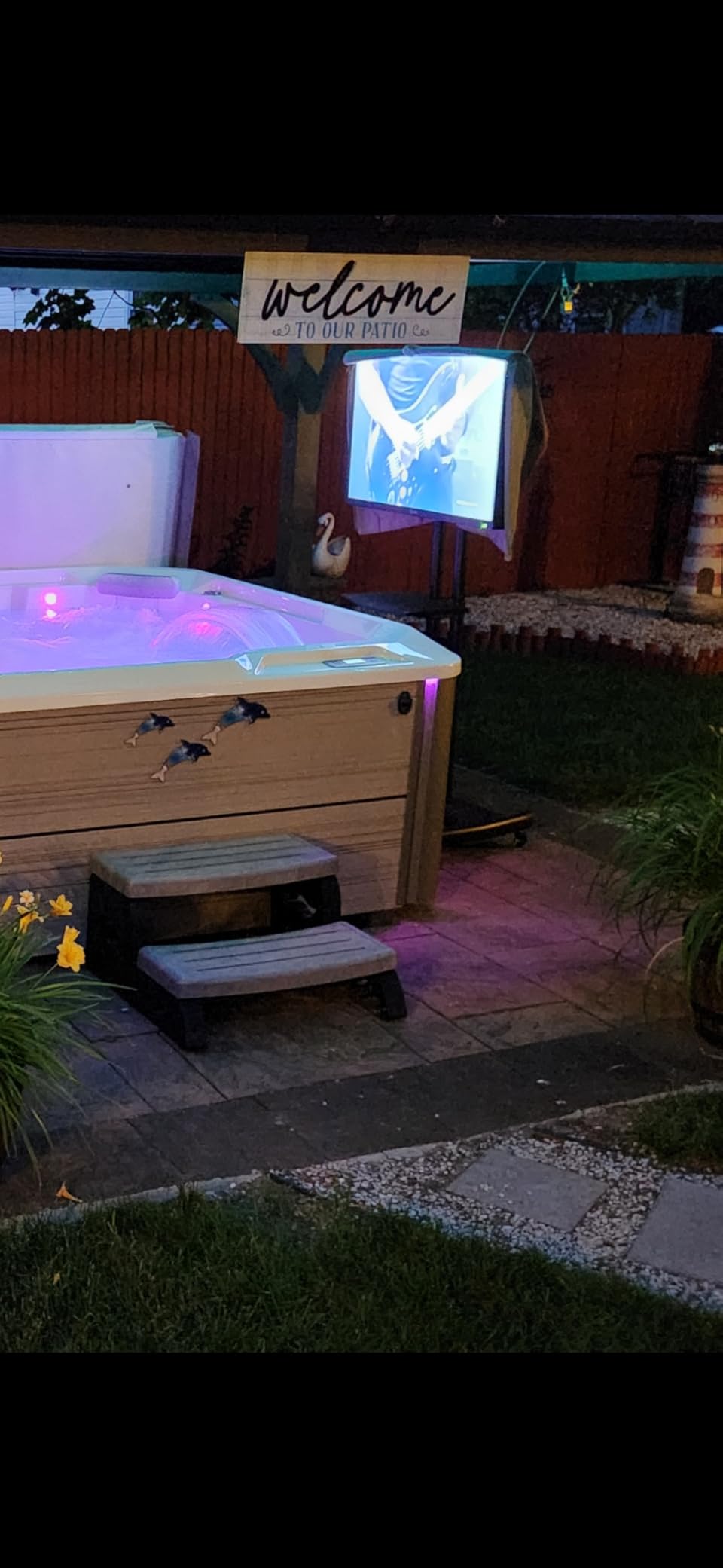SYLVOX Outdoor TV, 120Hz Gaming TV for Outside, 55