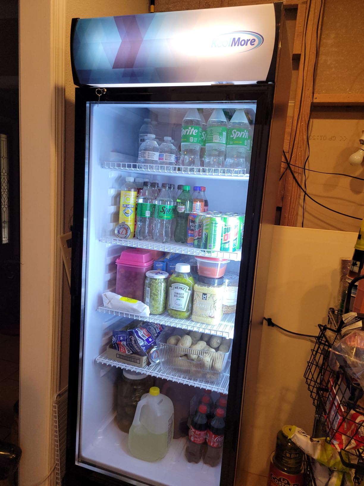 KoolMore 17 in. Slim Commercial Merchandiser Display Refrigerator 7 Cu. Ft. in Black, ETL Listed (KM-MDR-17S) customer photo 2