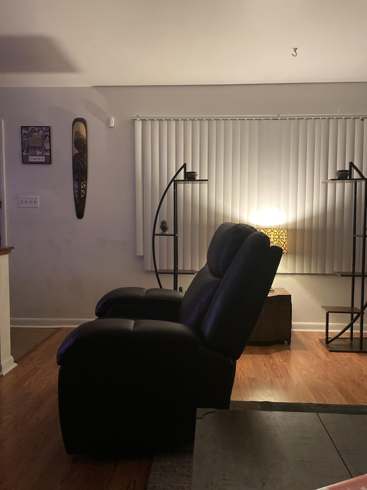 Watson & Whitely Genuine Leather Wall Hugger Power Recliner, Cream customer photo 2