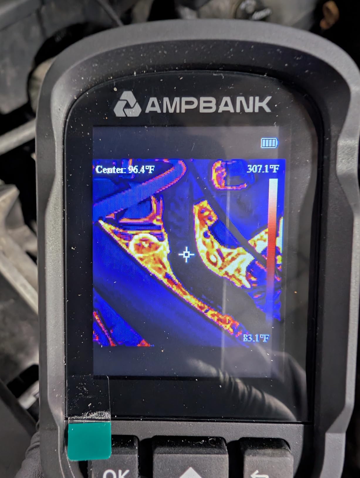 H128 Handheld Thermal Camera, 240 x 240 TISR Resolution, 24h Battery Life Thermal Imaging Camera, 25 Hz Infrared Camera with Temperature Alarm, -4℉~ 842℉ Temp Range, IP65 Protection Level customer photo 1