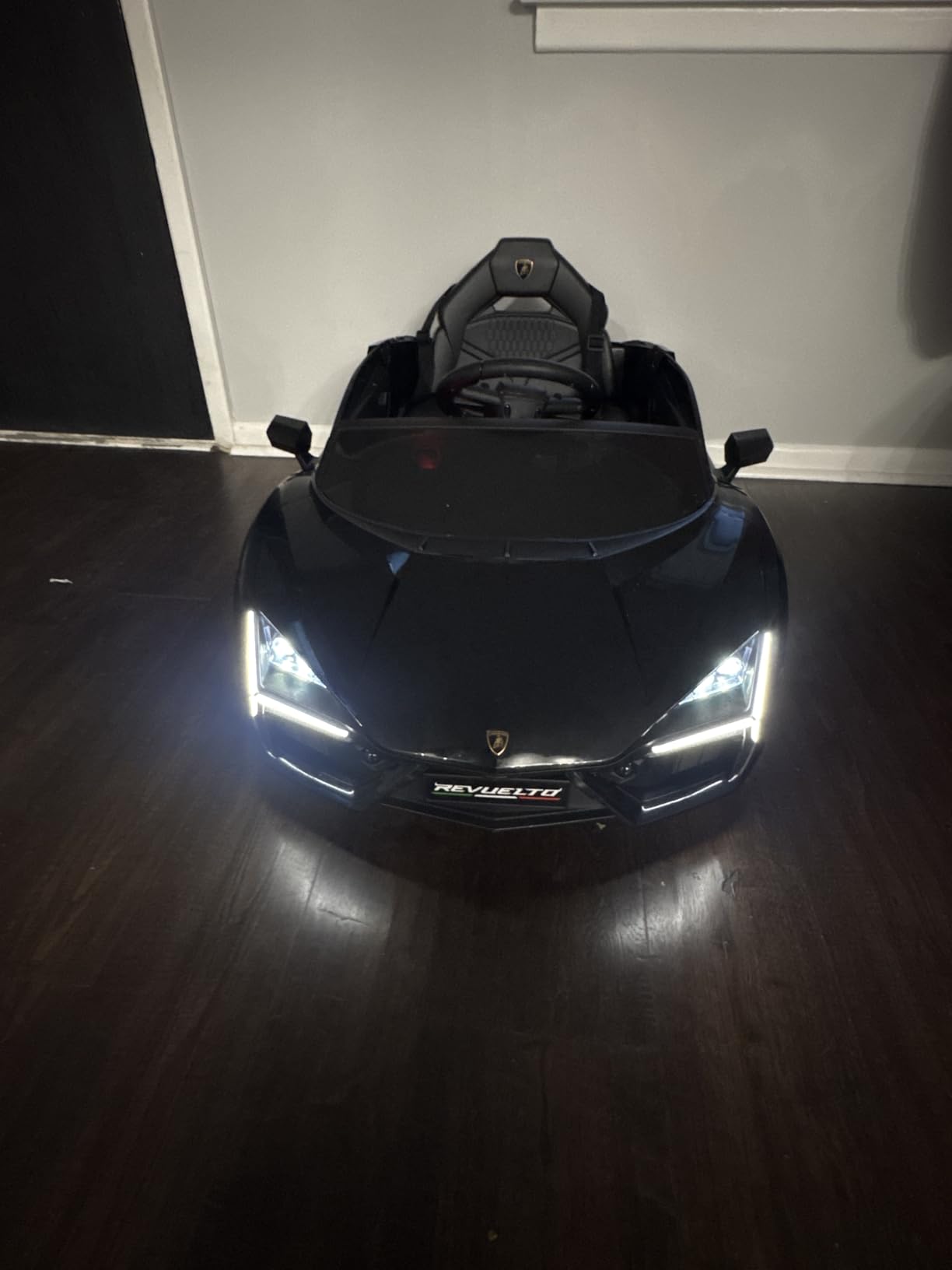 Best Choice Products Licensed Lamborghini Revuelto Kids 12V Electric Ride On Car Toy w/ 66lb Weight Capacity, Parent Control, Bluetooth - Pink customer photo 2