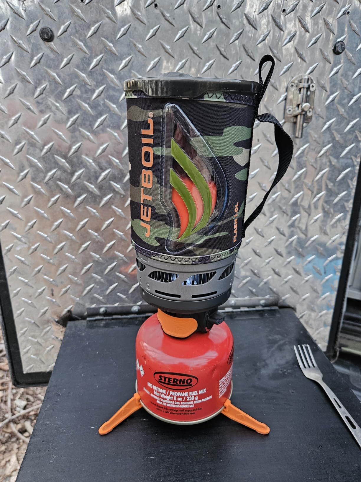 Jetboil Flash Portable Fast Boil Stove for Camping and Backpacking with 1-Step Auto Ignition, Propane/Isobutane Burner with Cooking Cup customer photo 1