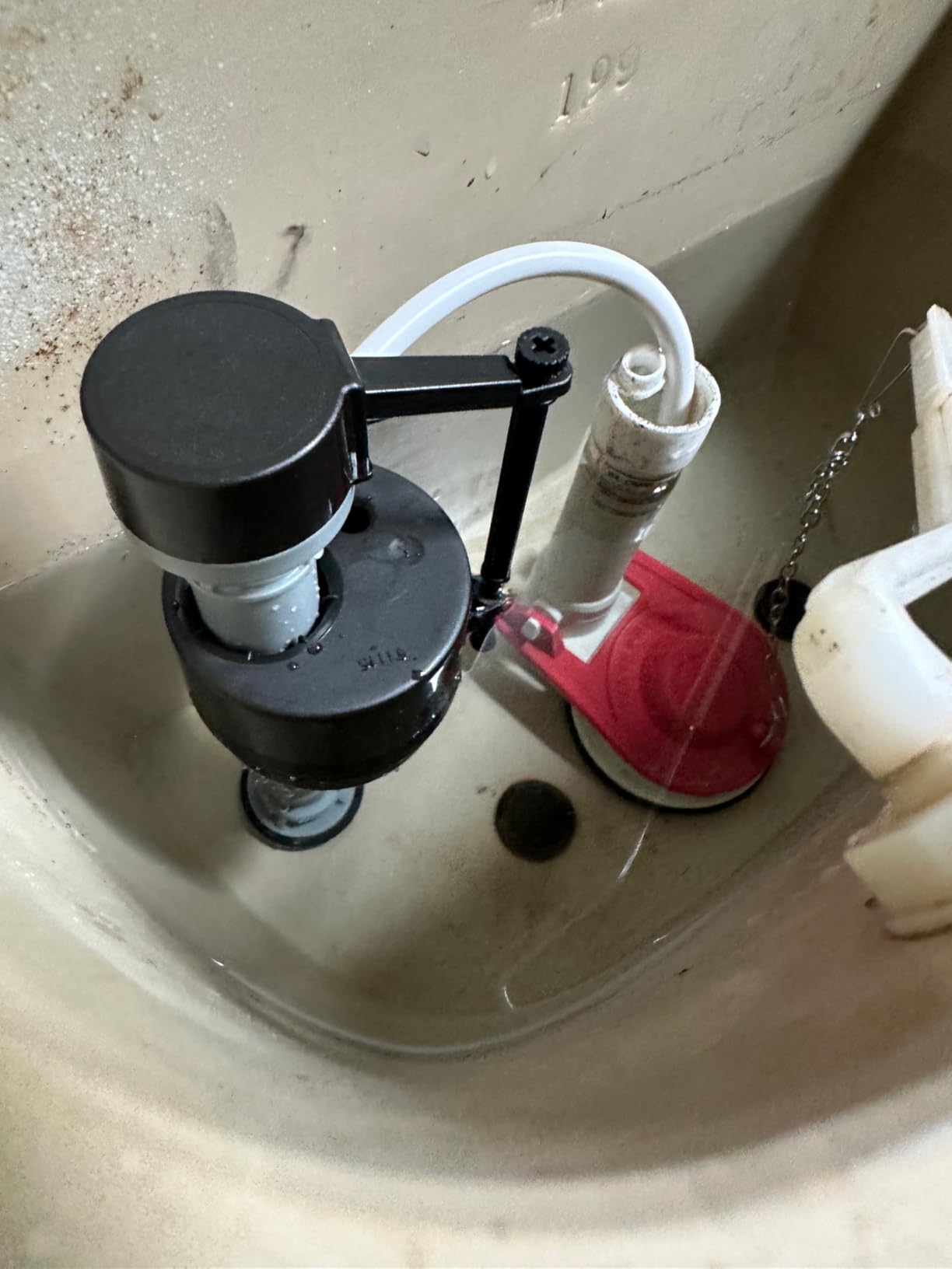 Universal Toilet Fill Valve Replacement Kit, Toilet Repair Kit Inside Tank, Height Adjustable & Water-Saving, Quiet & Anti-Siphon, Easy to Install (1-Pack) customer photo 2