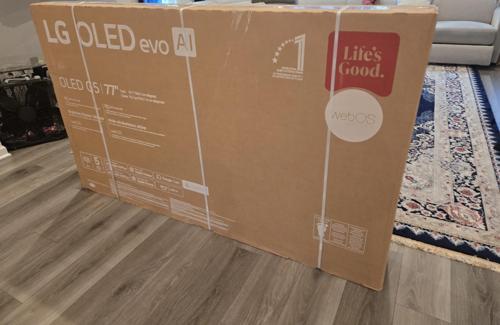 LG 55-Inch OLED evo AI 4K G5 Series Smart TV (OLED55G5WUA, 2025) customer photo 2